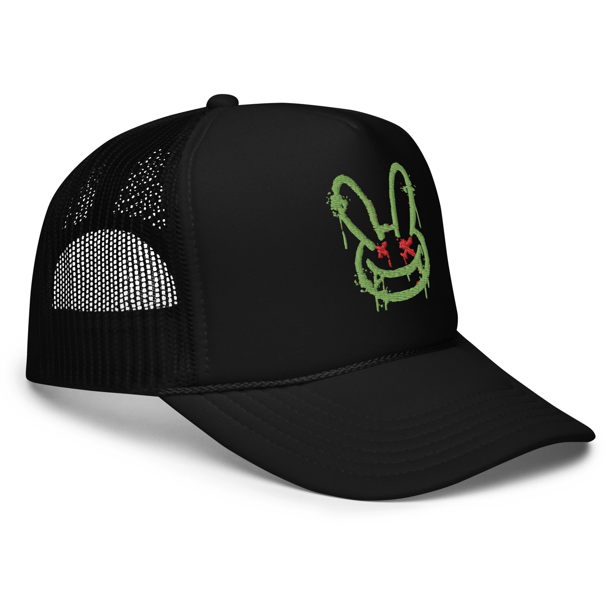 Crosseyed Bunny Foam Trucker Hat