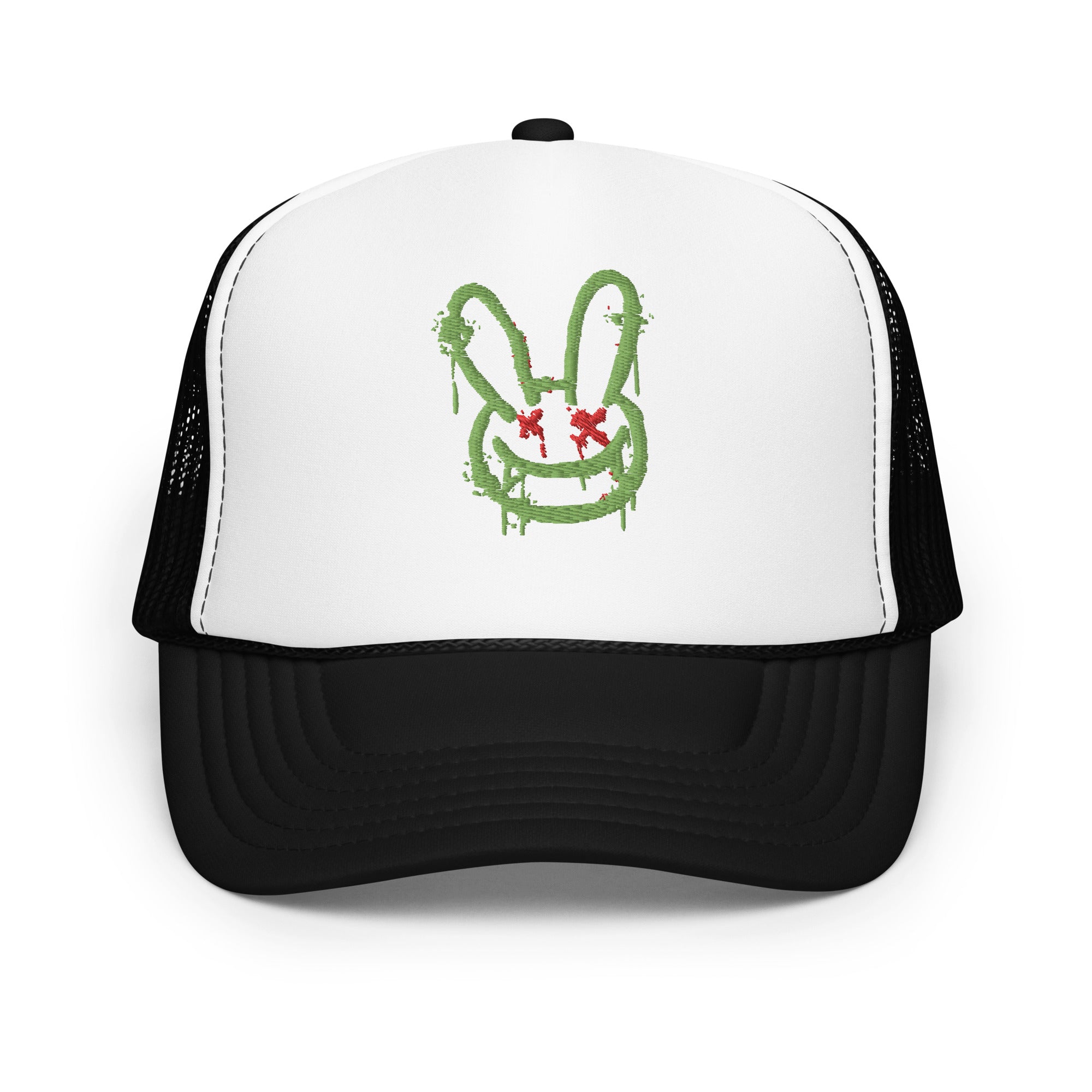 Crosseyed Bunny Foam Trucker Hat