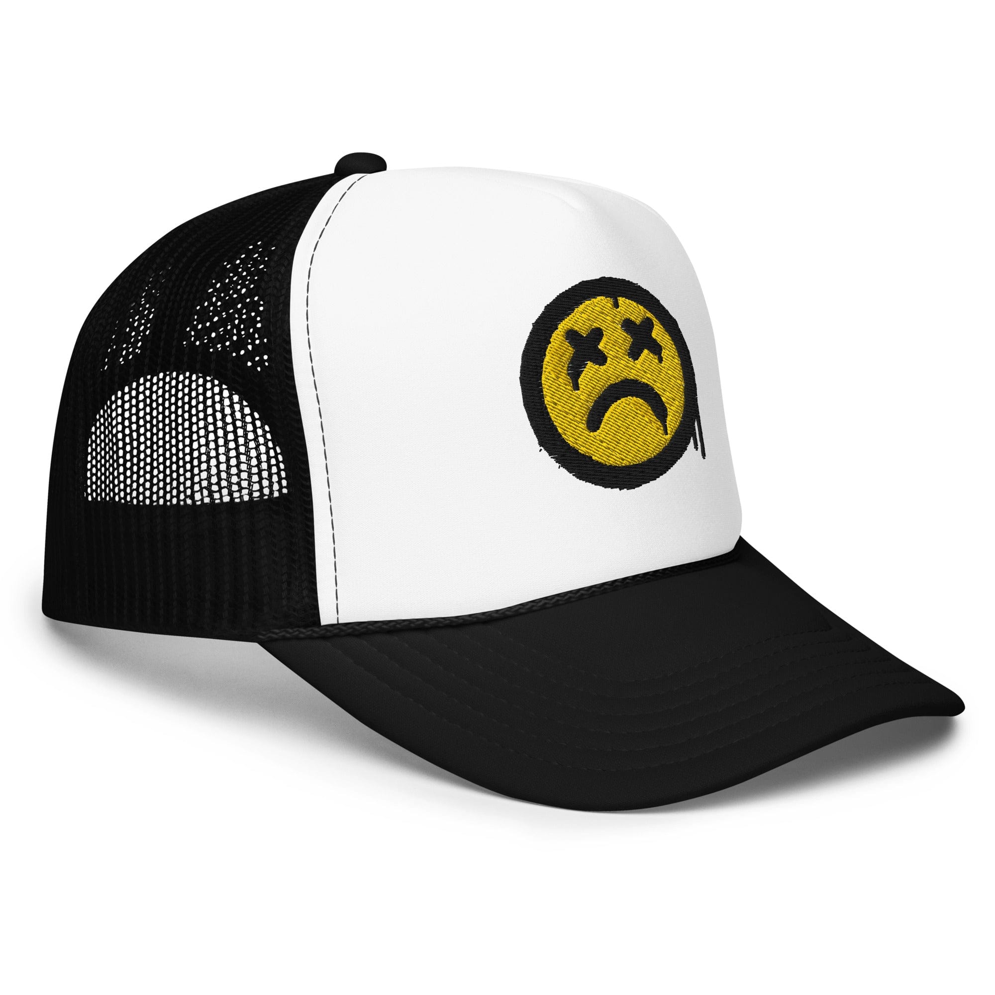 Sad Face Foam Trucker Hat