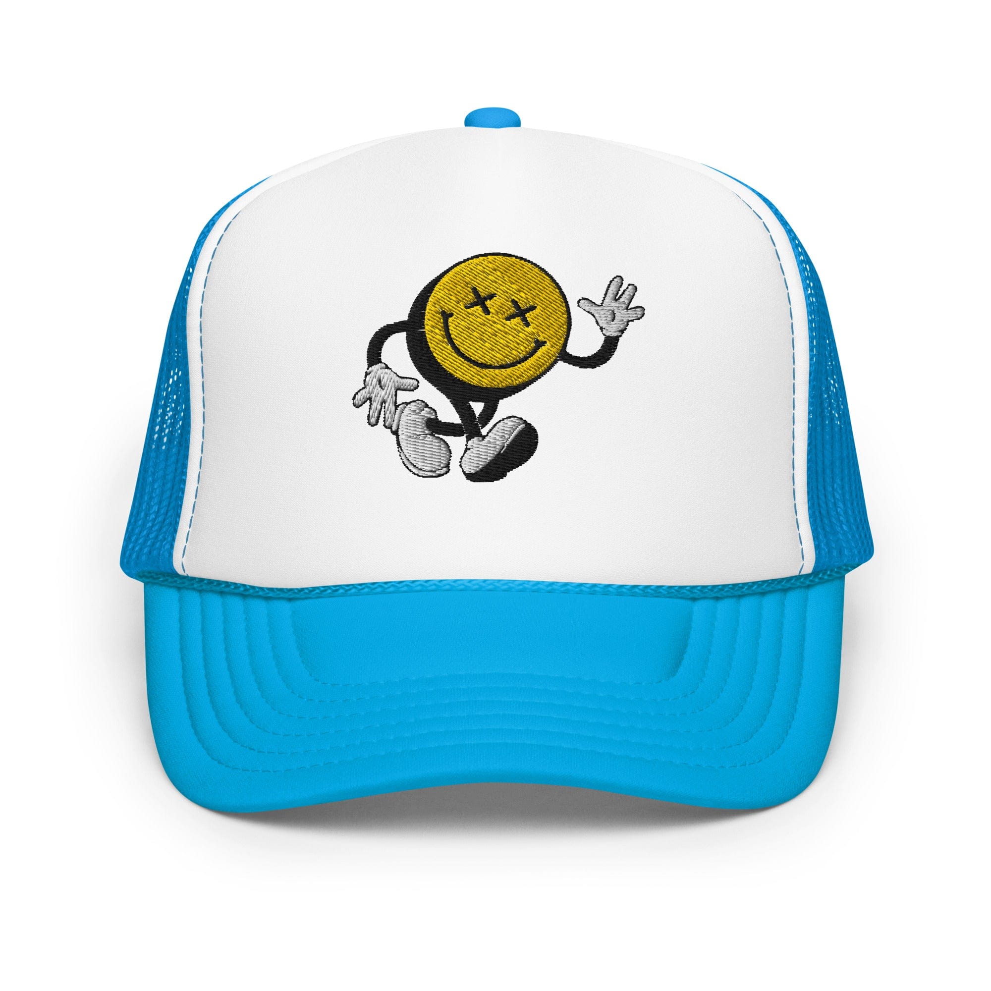 Smiley Face Stroller Foam Trucker Hat