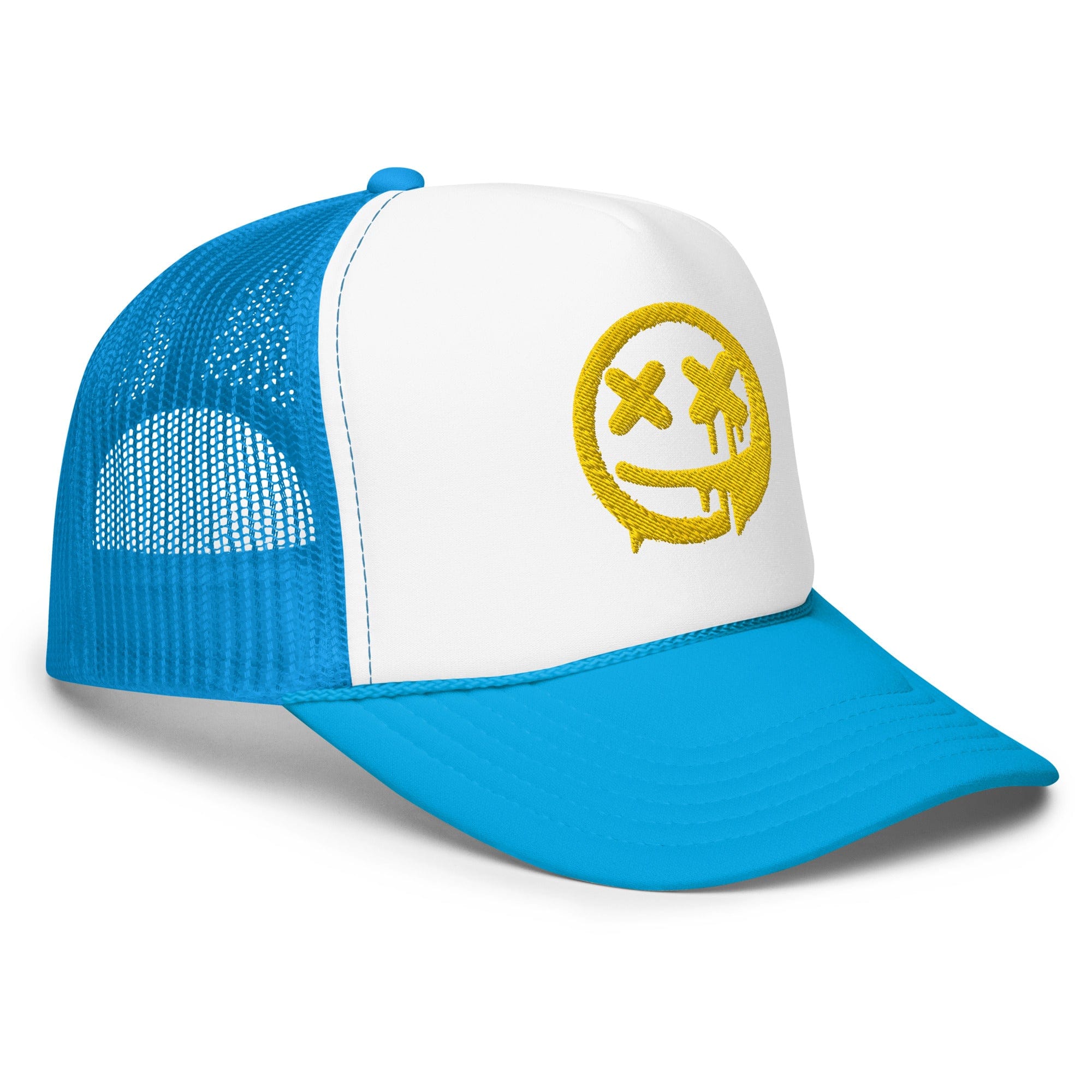 Smiley Face Meltdown Foam Trucker Hat