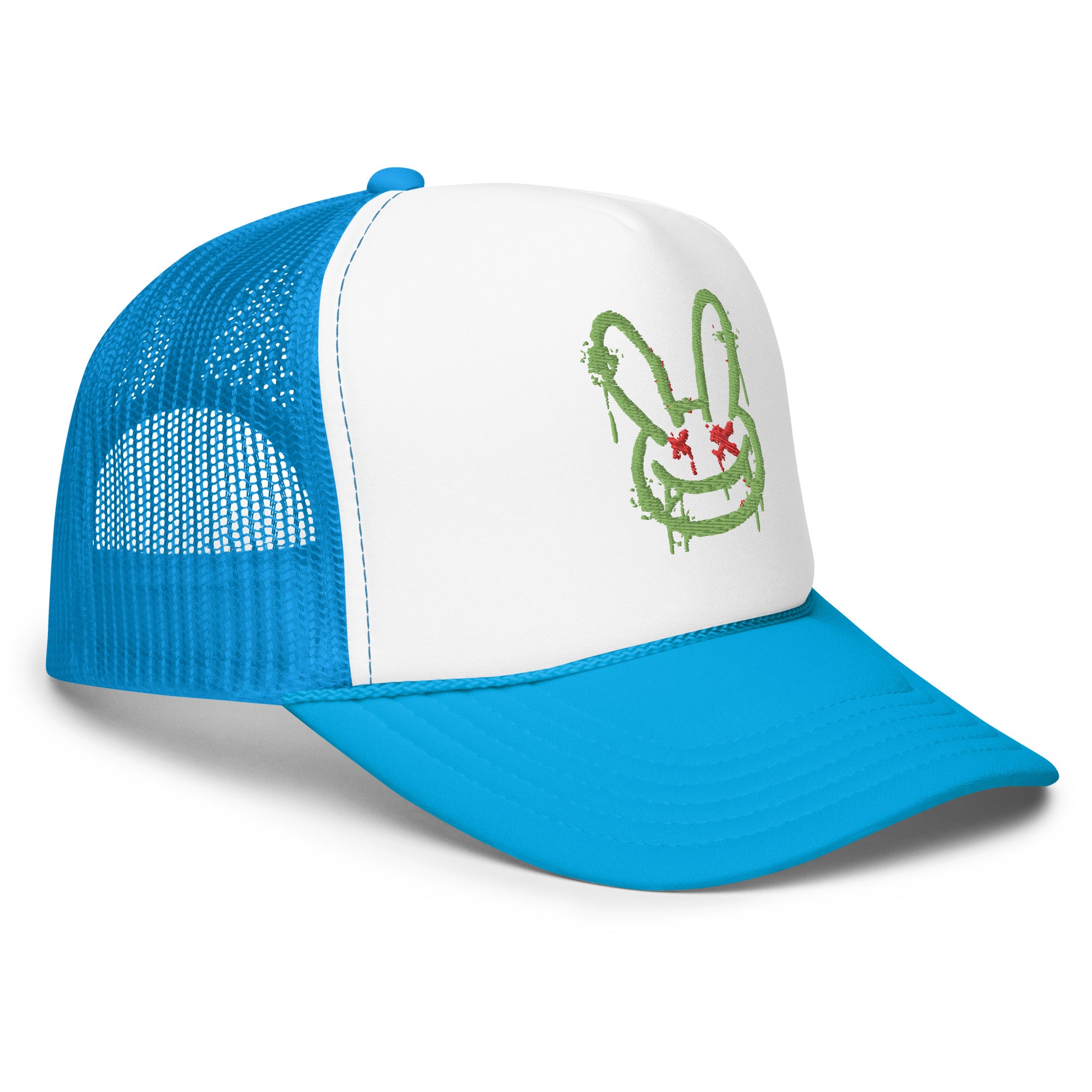 Crosseyed Bunny Foam Trucker Hat