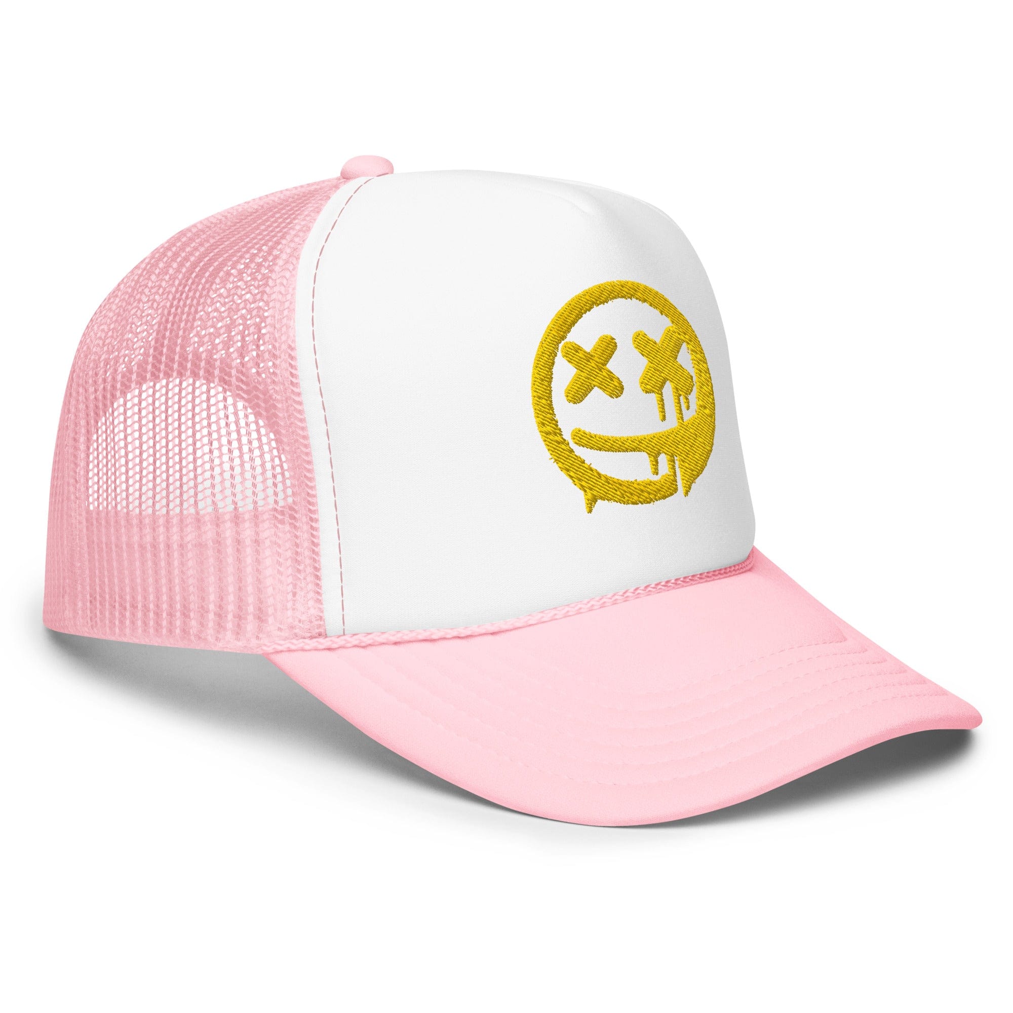 Smiley Face Meltdown Foam Trucker Hat