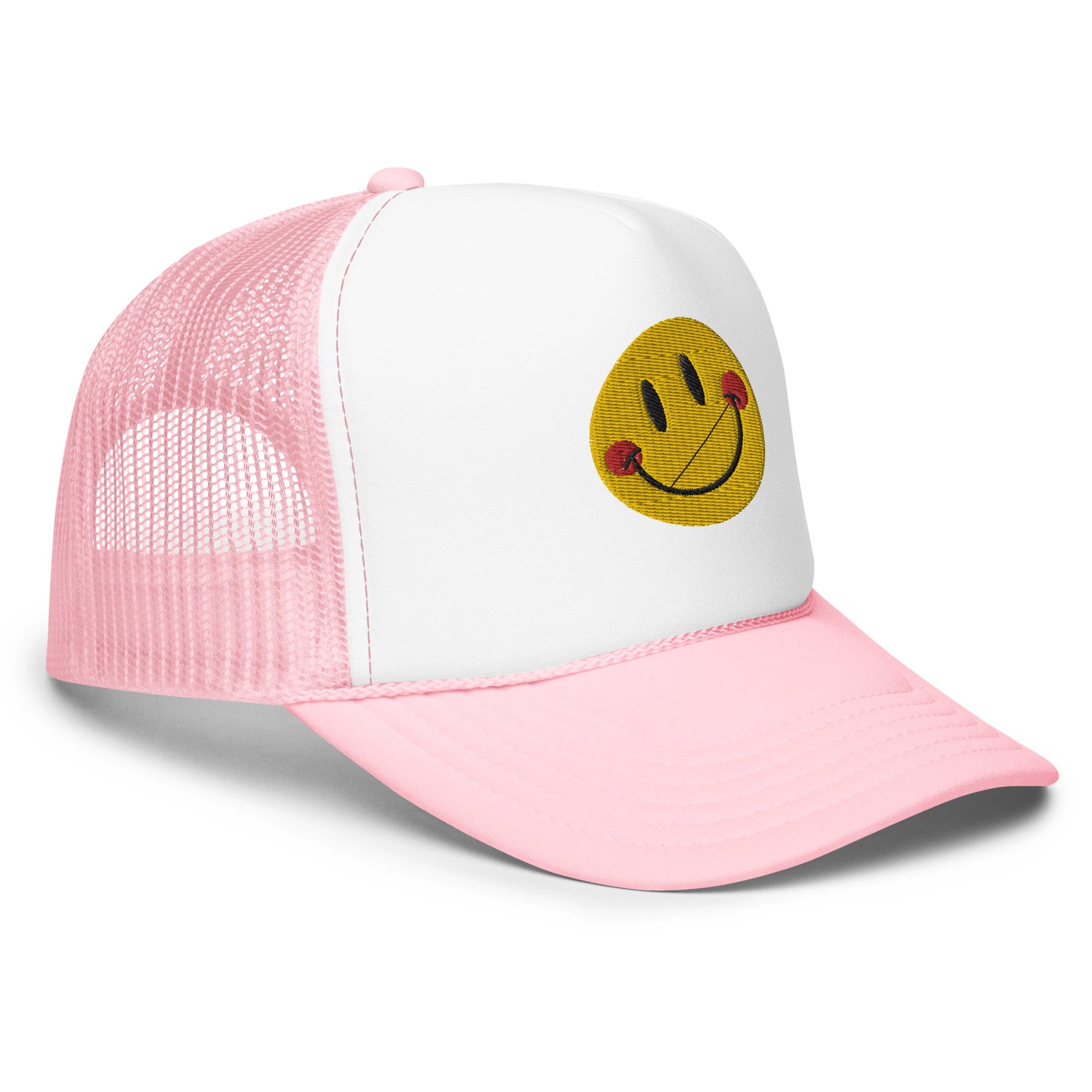 Smiley Face Pinky Cheeks Foam Trucker Hat