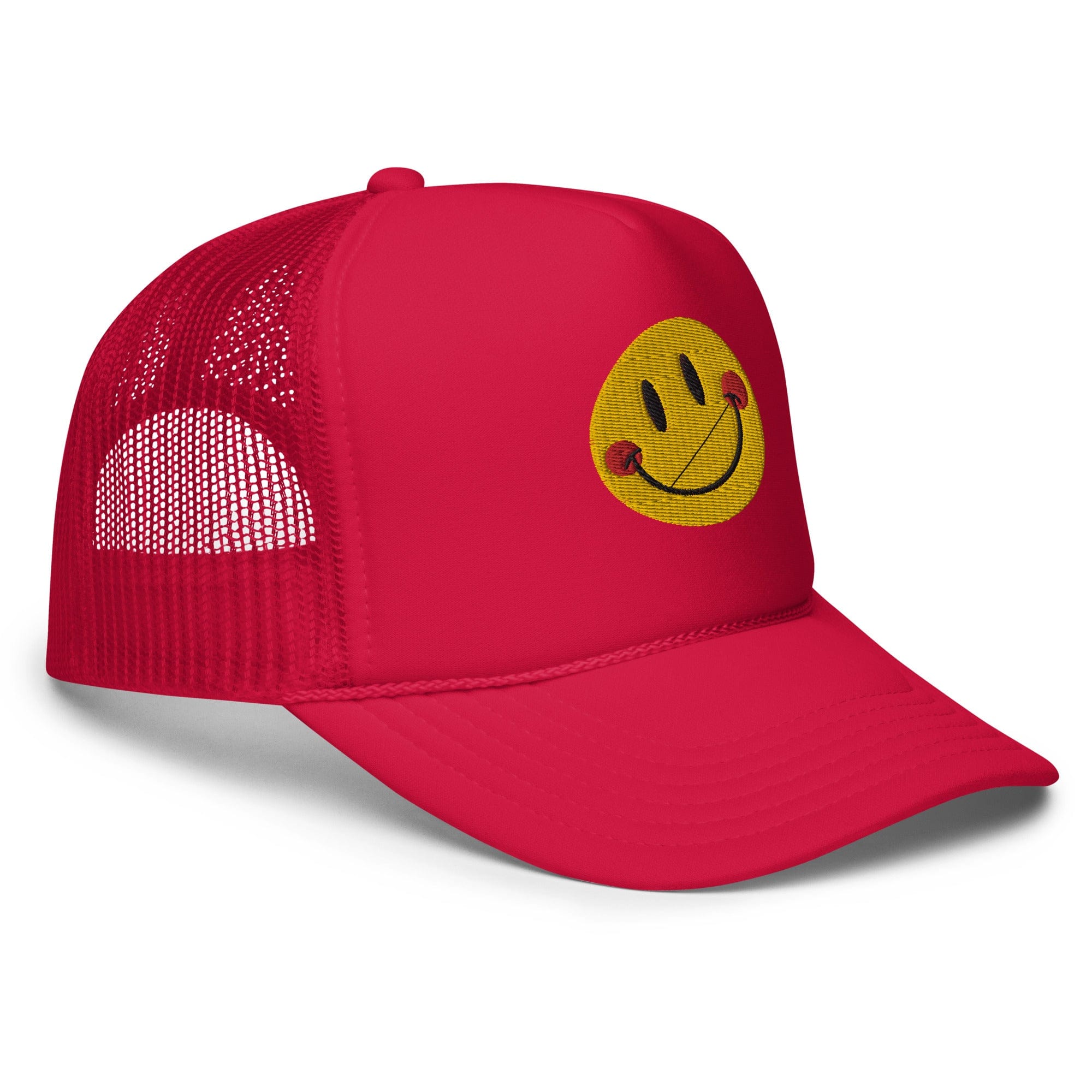 Smiley Face Pinky Cheeks Foam Trucker Hat