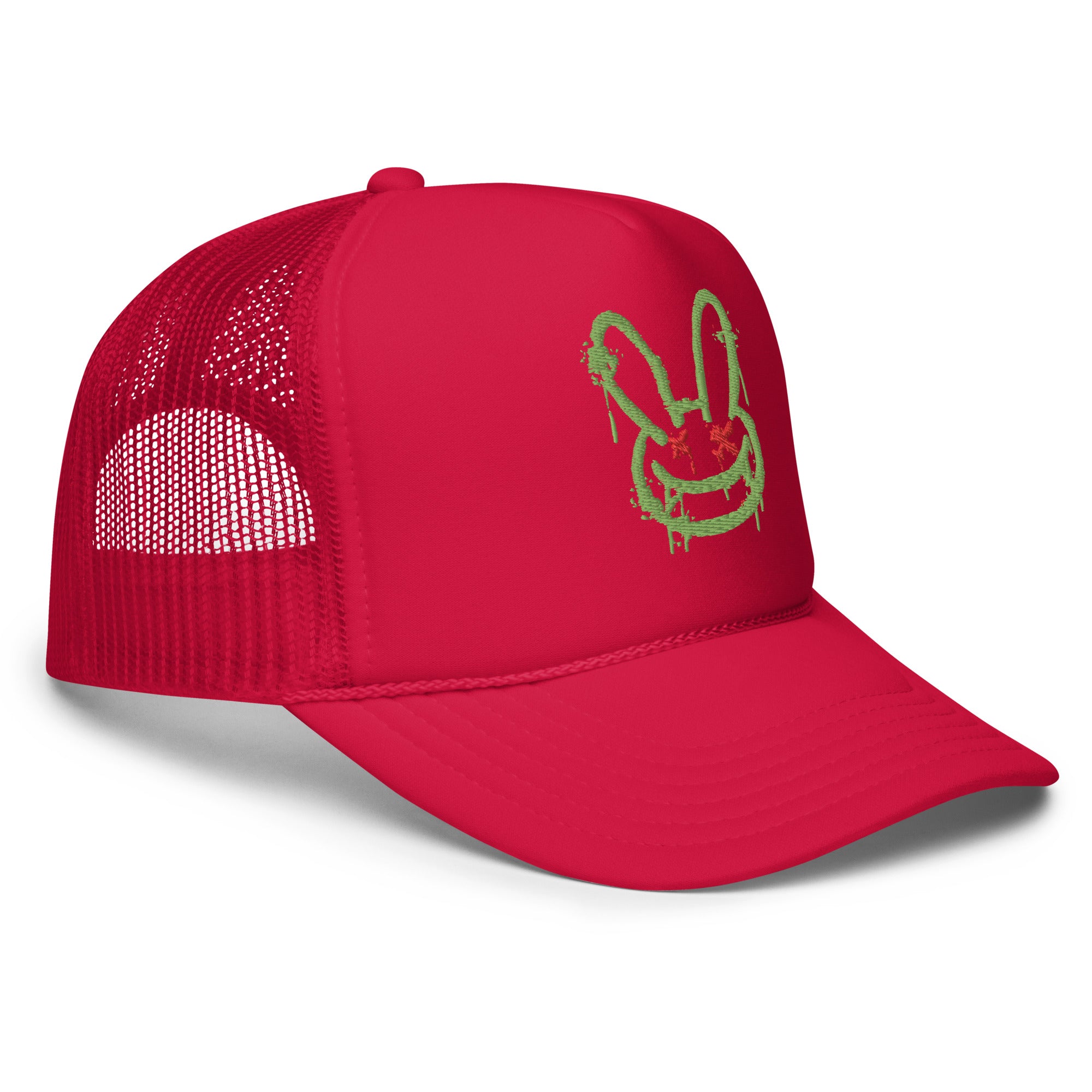 Crosseyed Bunny Foam Trucker Hat