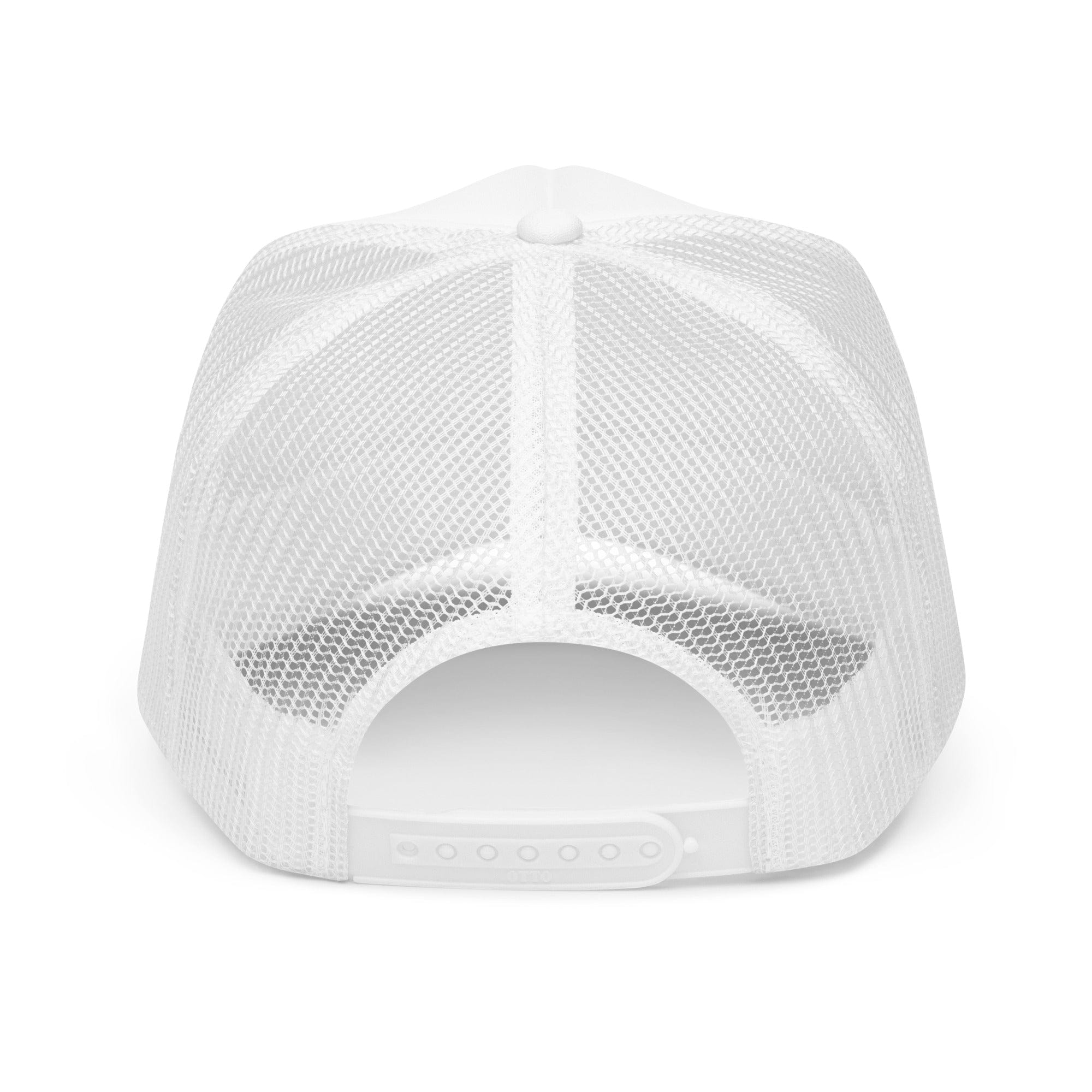 Smiley Face Drip Foam Trucker Hat