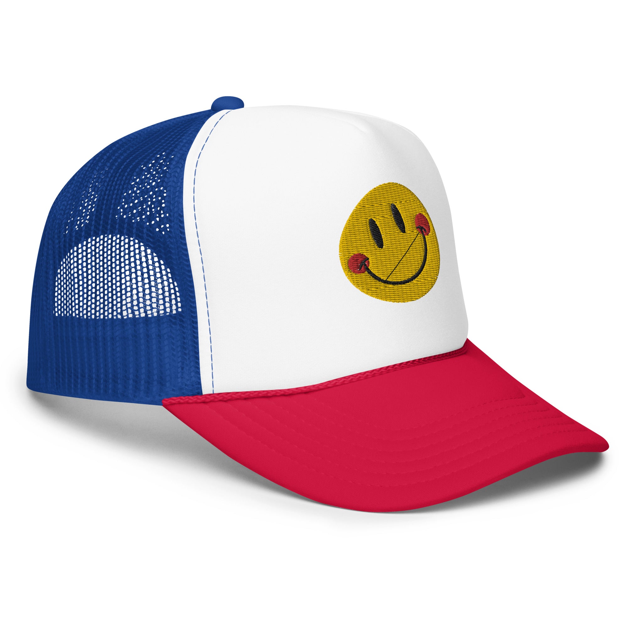 Smiley Face Pinky Cheeks Foam Trucker Hat