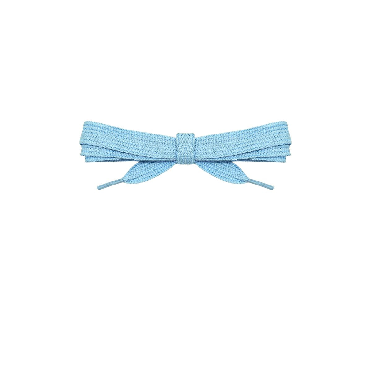 Light blue 15mm wide classic fat shoelaces, thick skate sneaker laces by Kicks Shoelaces