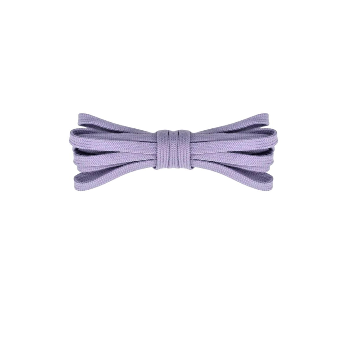 Light purple thin flat shoe laces 5mm for running shoes, soccer cleats and sneakers by Kicks Shoelaces