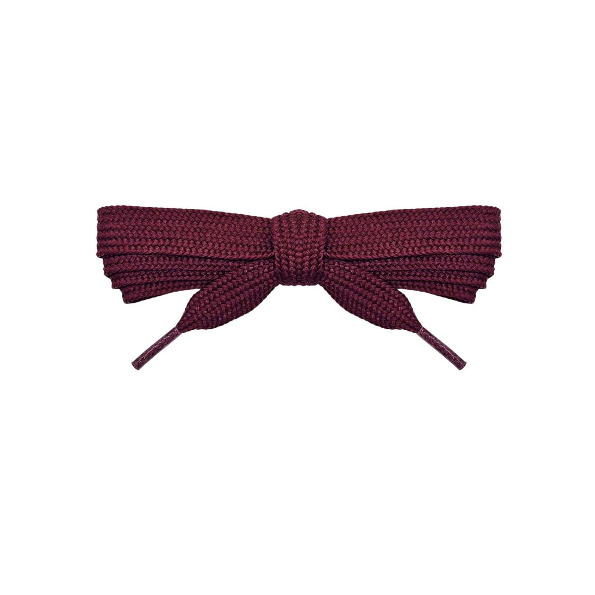 Maroon replacement laces for Adidas Campus shoes with 15mm wide flat single-layer woven design by Kicks Shoelaces