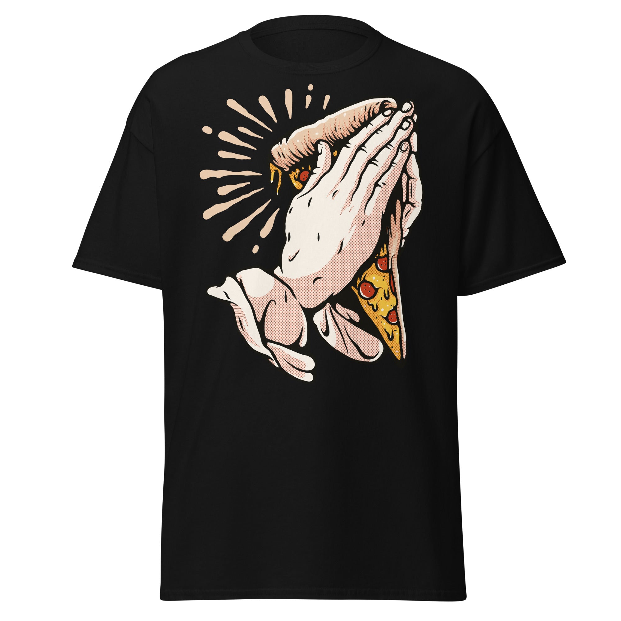 Pray For Pizza Mens Graphic Tee