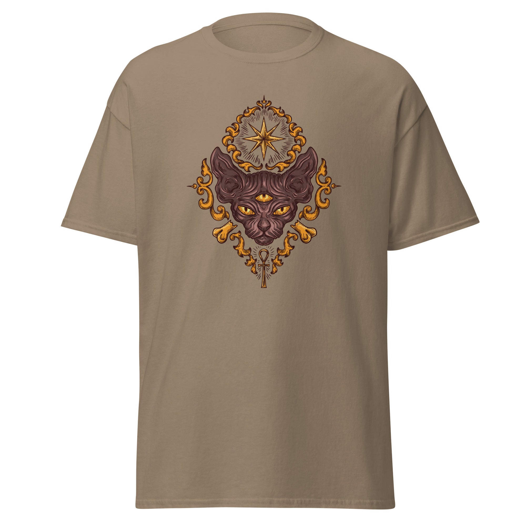 Egyptian Cat Mens Graphic Tee