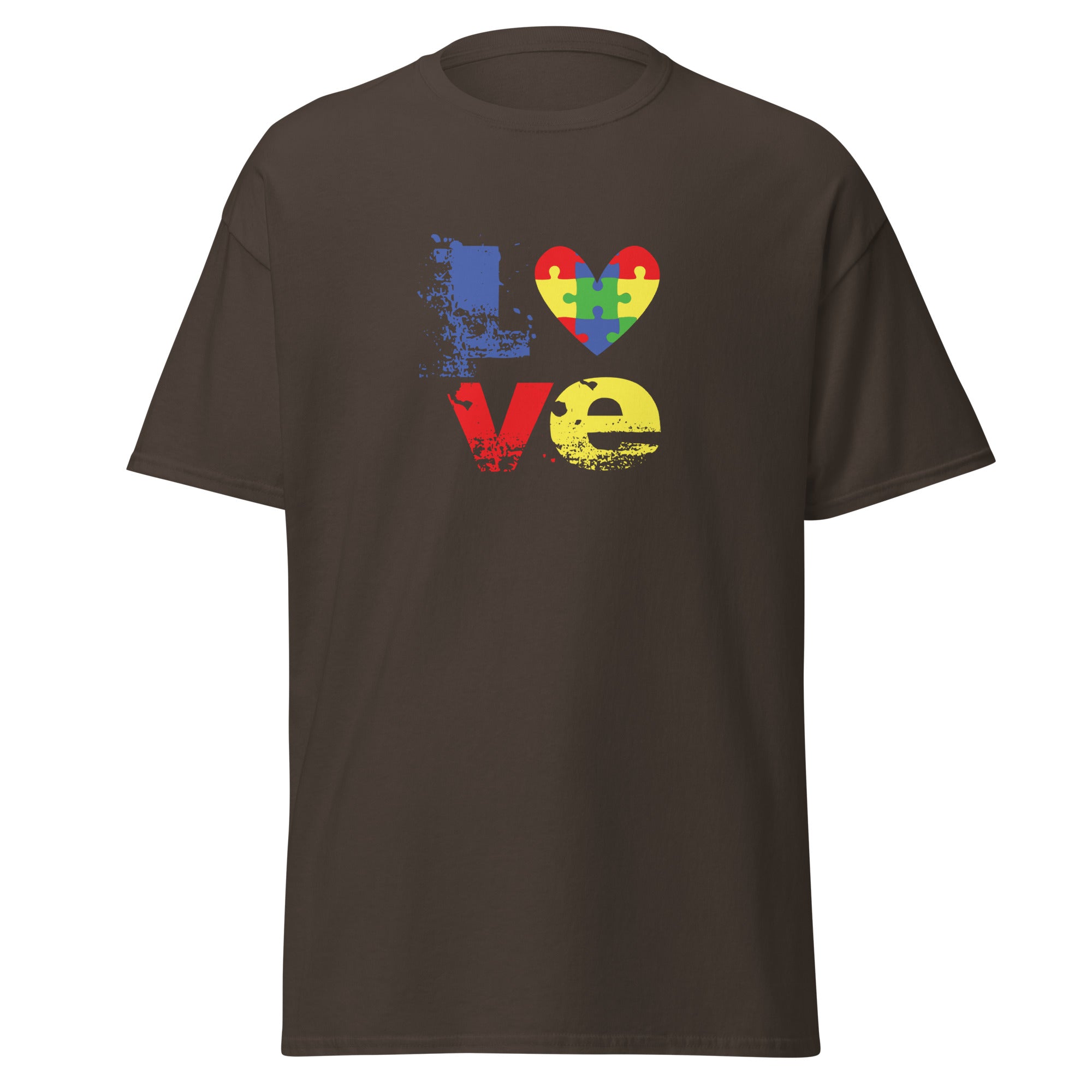 Autism Love Mens Custom T Shirt
