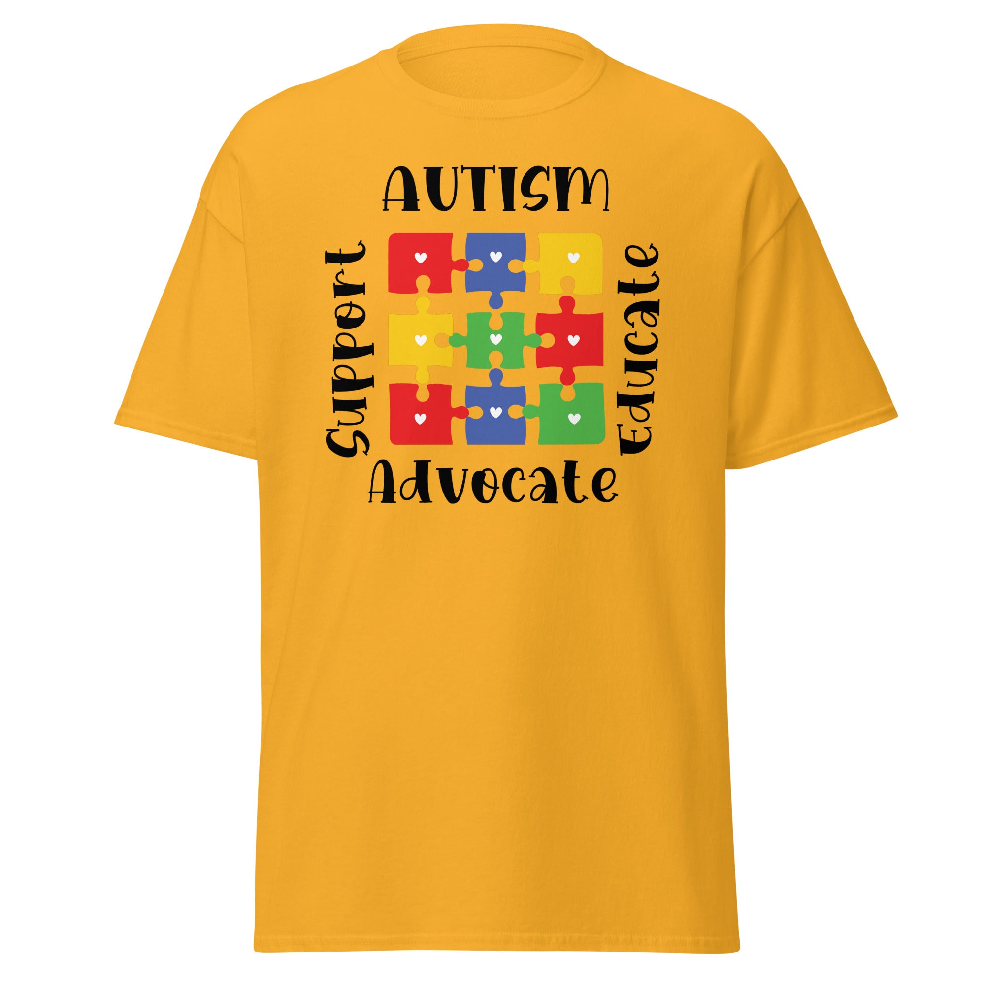 Autism Support Mens Custom T Shirt