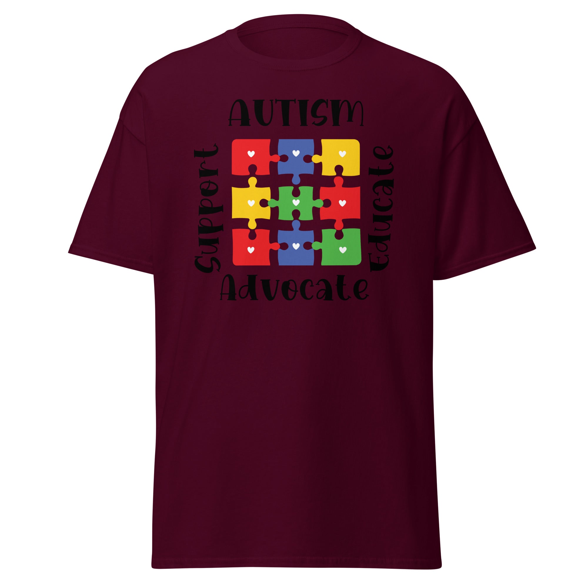 Autism Support Mens Custom T Shirt