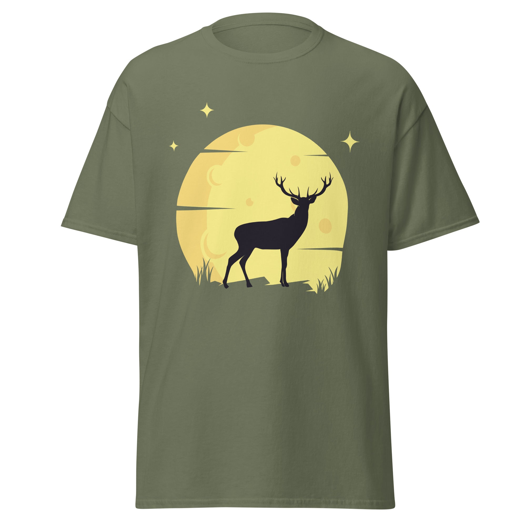 Deer Moon Mens Graphic Tee
