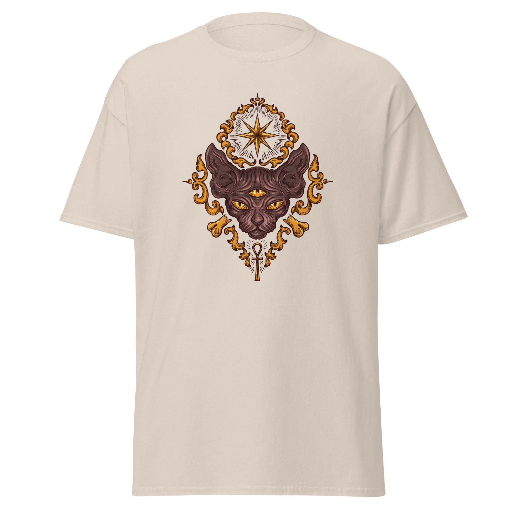 Egyptian Cat Mens Graphic Tee