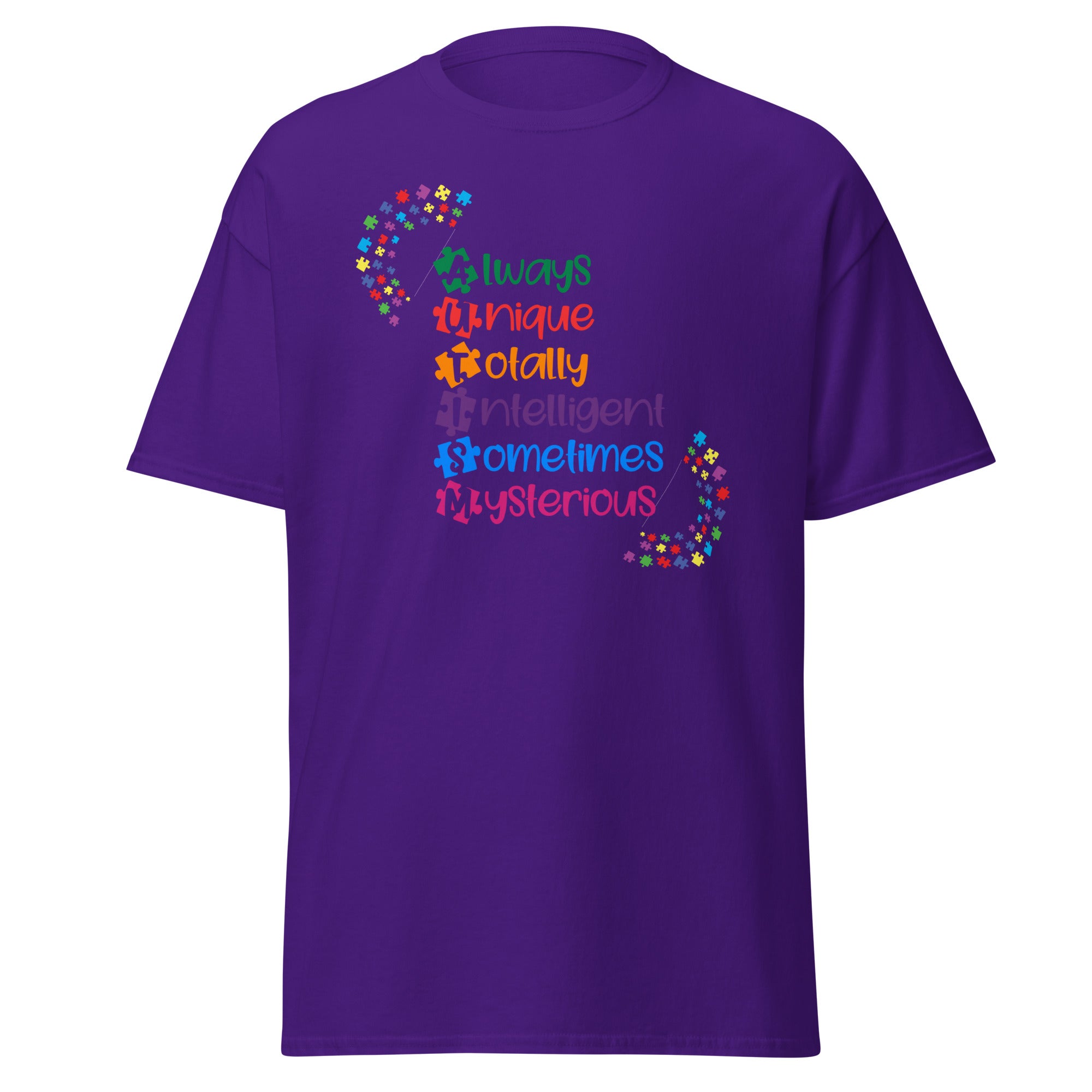 Autism Motivation Mens Custom T Shirt