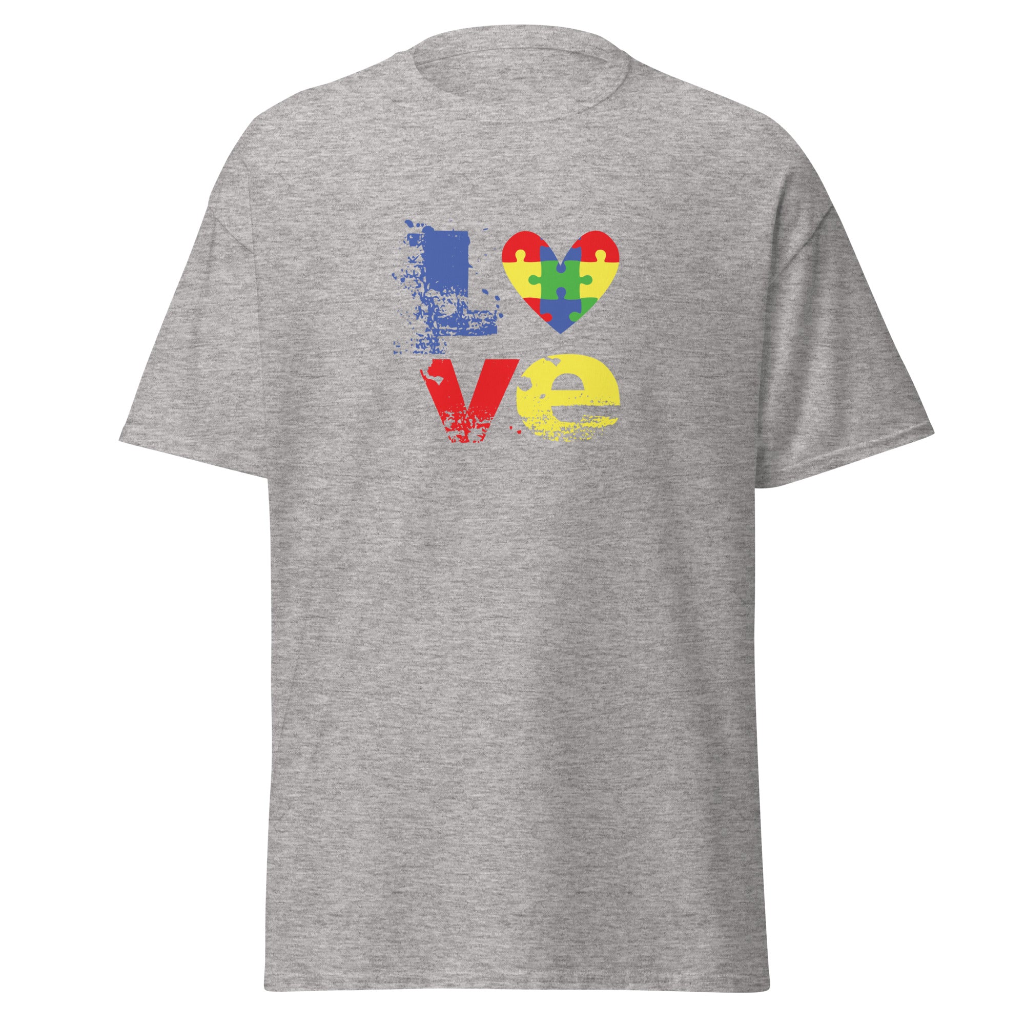 Autism Love Mens Custom T Shirt