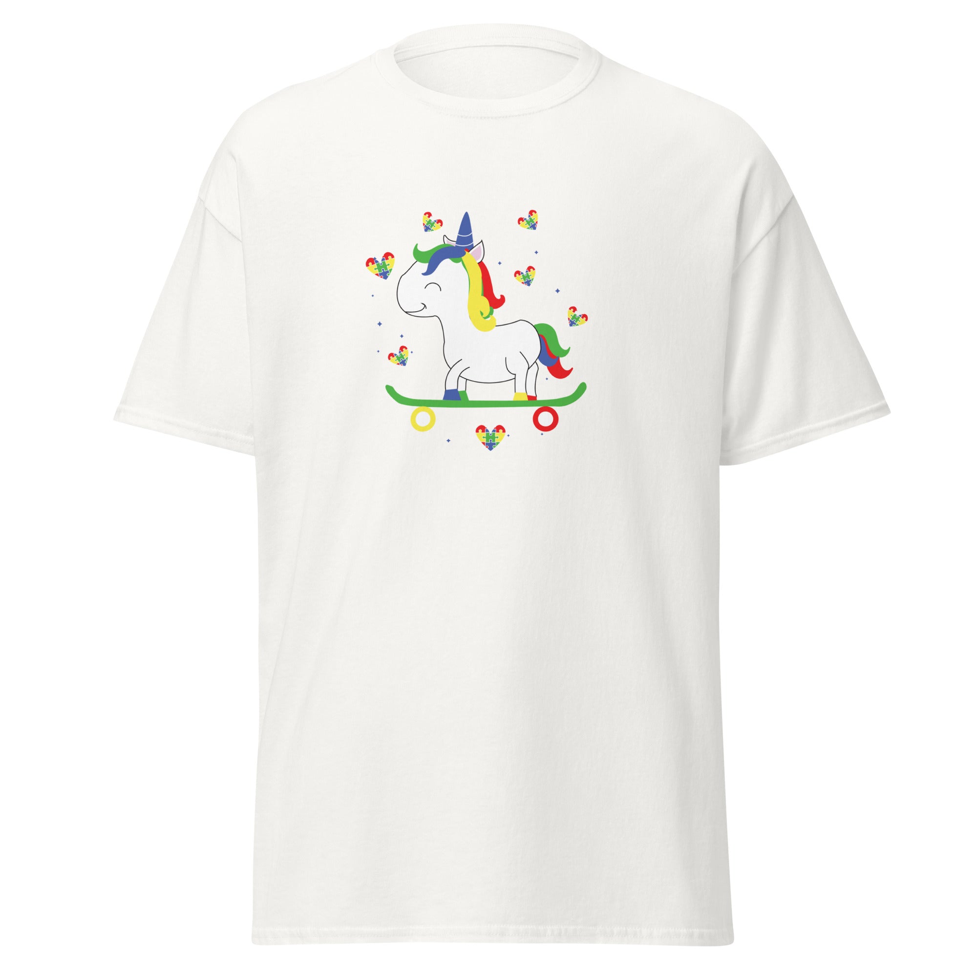 Autism Unicorn Mens Custom T Shirt