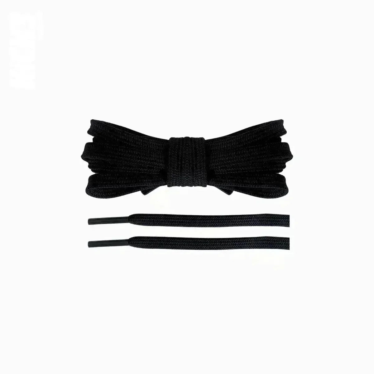 Black replacement laces for New Balance 442 V2 Pro soccer cleats by Kicks Shoelaces.