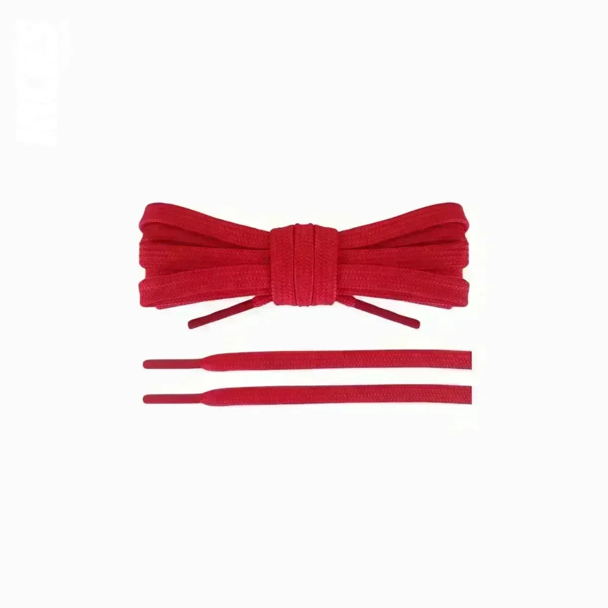 Red replacement laces for New Balance 442 V2 Pro soccer cleats by Kicks Shoelaces.