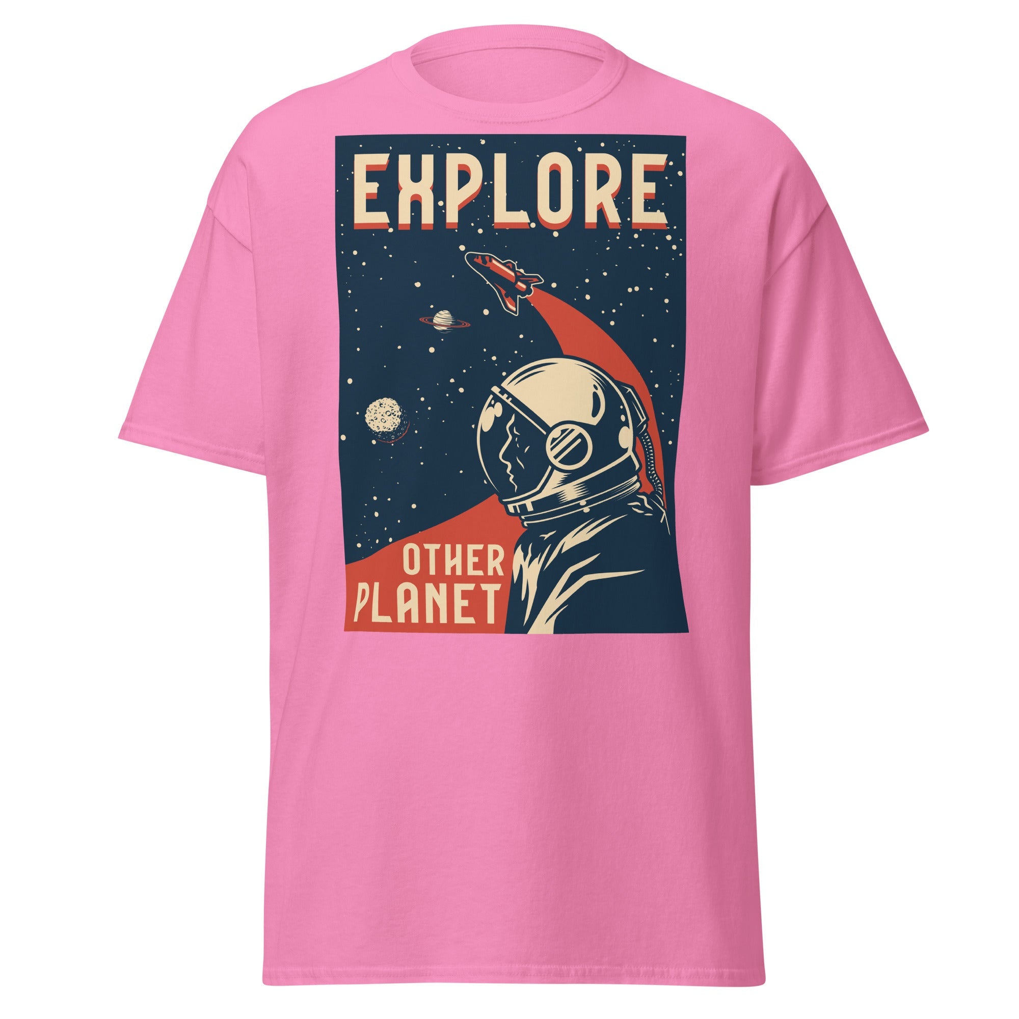 Planet Explorer Mens Graphic Space Tee - Kicks Shoelaces