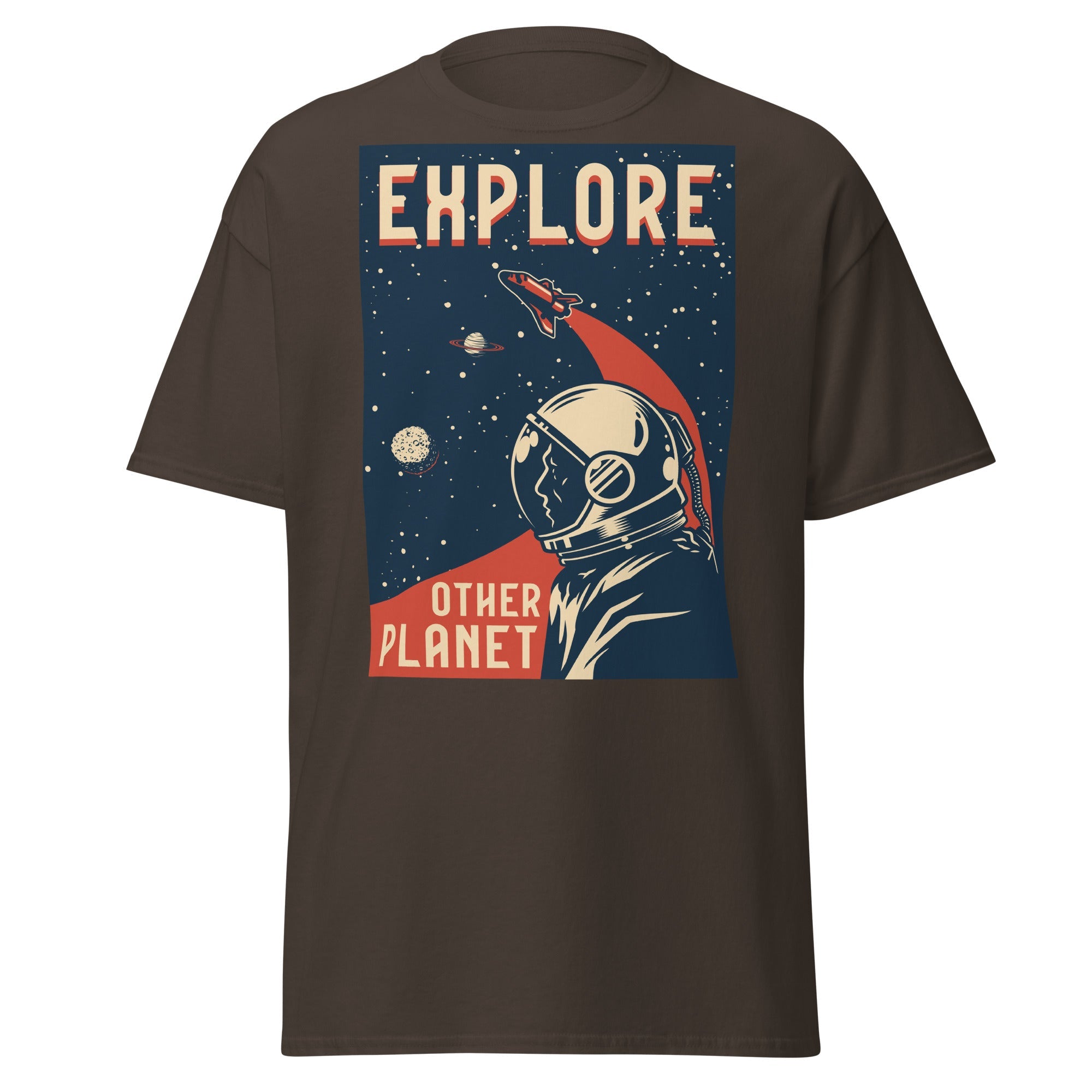 Planet Explorer Mens Graphic Space Tee - Kicks Shoelaces