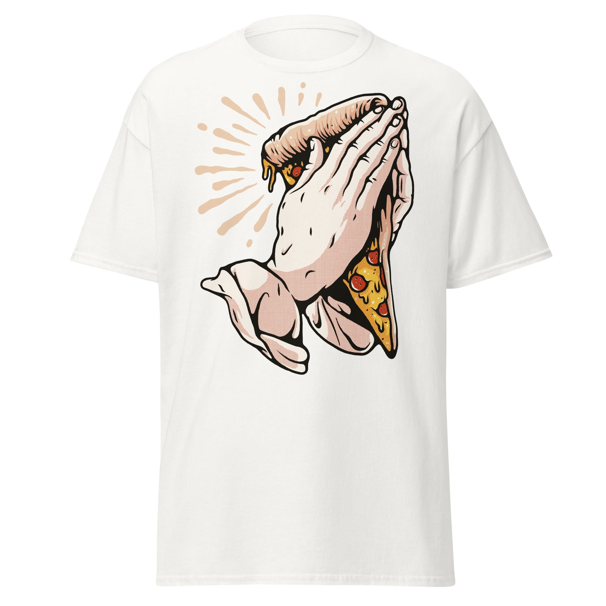 Pray For Pizza Mens Graphic Tee - Kicks Shoelaces