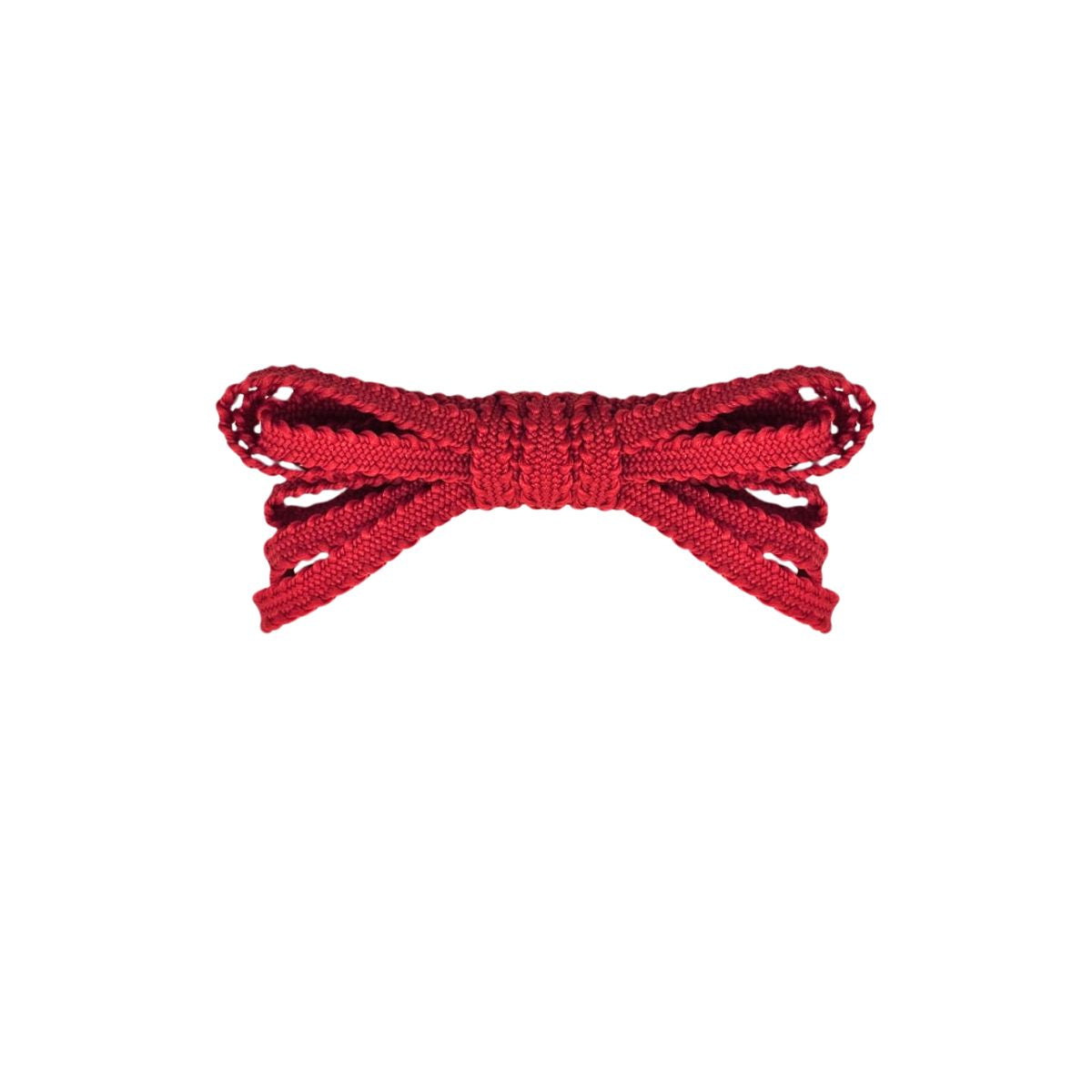 Red sawtooth laces for Asics Megablast running shoes by Kicks Shoelaces