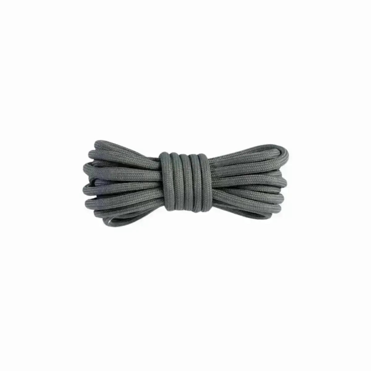Graphite grey replacement rope laces for Yeezy 350 Desert Sage sneakers by Kicks Shoelaces.
