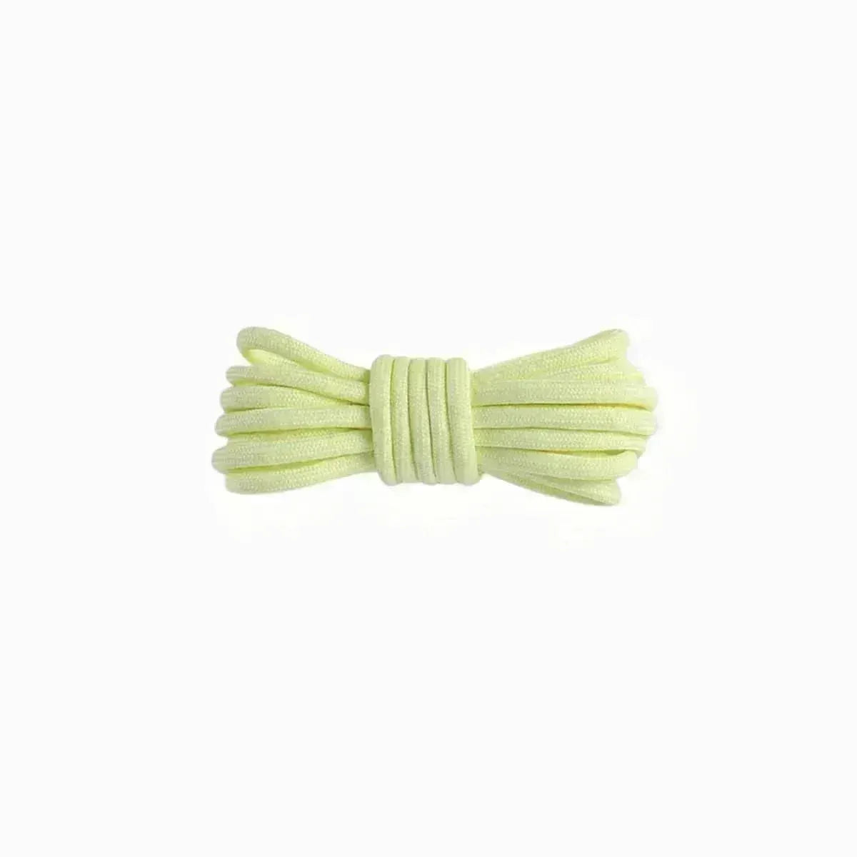 Yellow replacement rope laces for Yeezy 350 Frozen Yellow sneakers by Kicks Shoelaces.