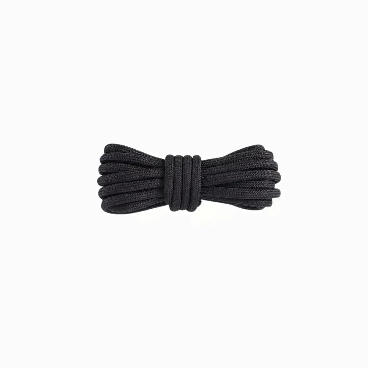 Charcoal replacement rope laces for Yeezy 350 Slate sneakers by Kicks Shoelaces.
