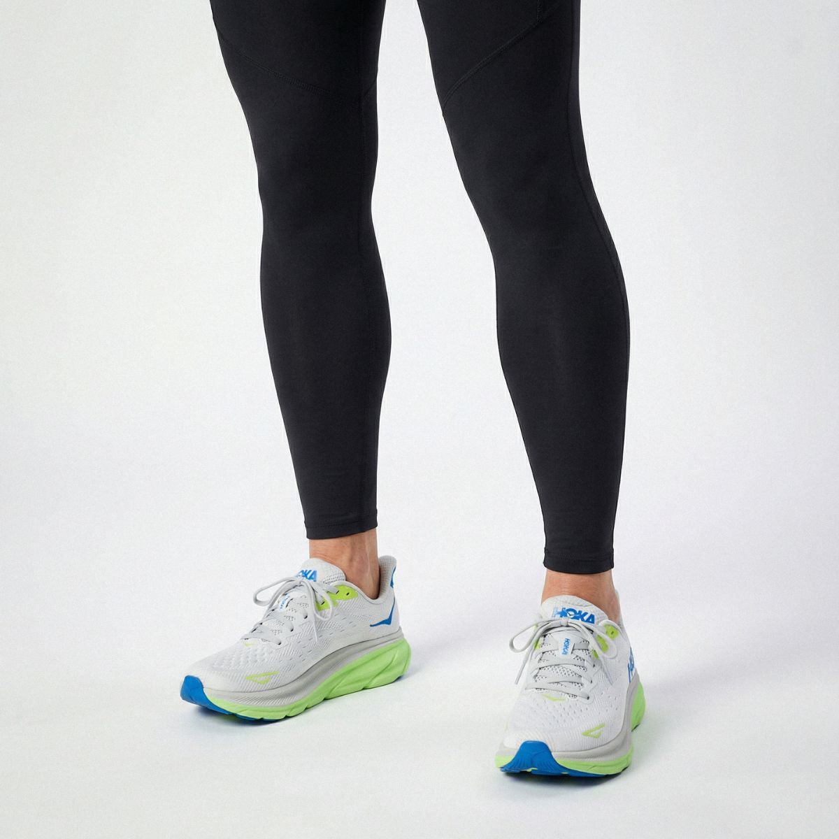 Replacement shoe laces for Hoka Clifton 9 running shoes, laces designed for smooth daily runs by Kicks Shoelaces.