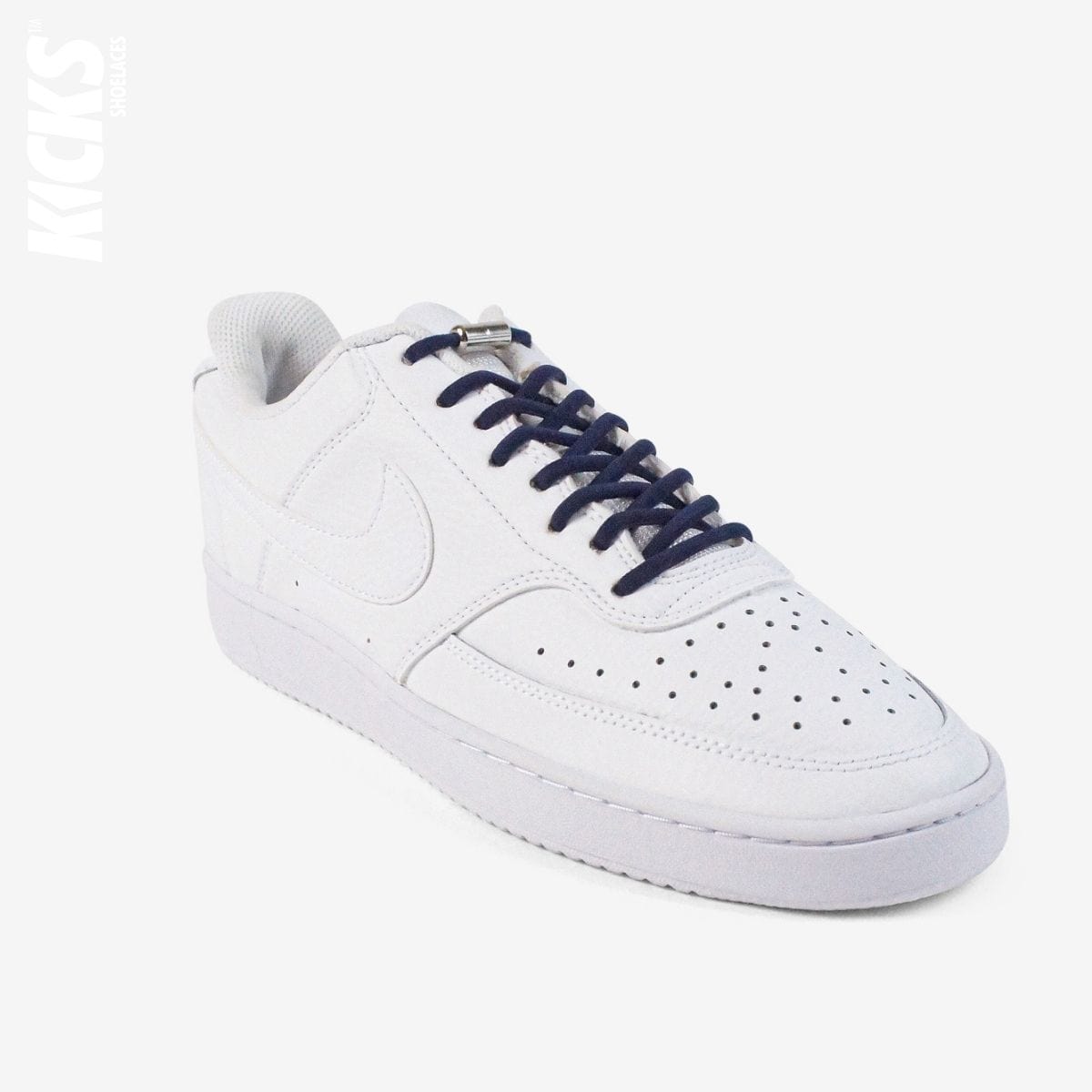 round-no-tie-shoelaces-with-dark-blue-laces-on-nike-white-sneakers-by-kicks-shoelaces