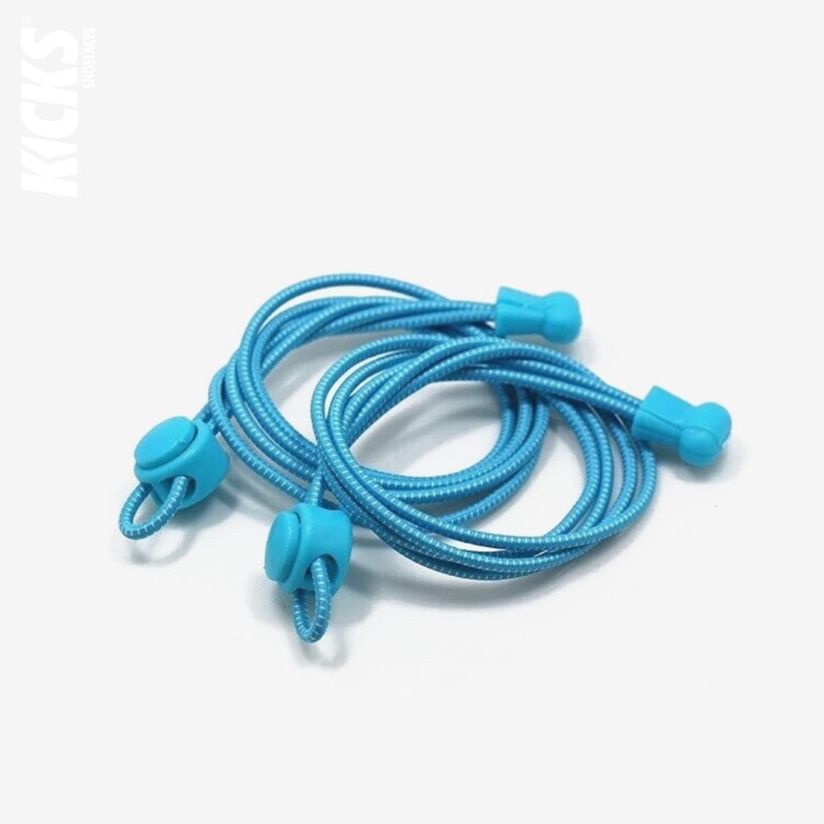 sky-blue-no-tie elastic-running-shoelaces-with-matching-lace-locks-by-kicks-shoelaces