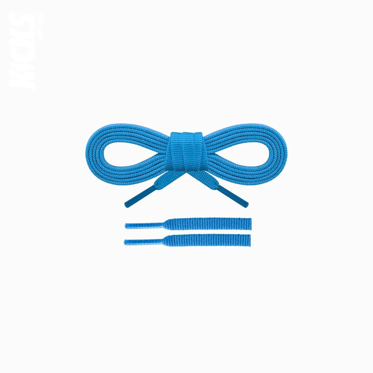 Sky blue replacement laces for Asics GT-1000 by Kicks Shoelaces, perfect for everyday runs, walking, or gym training, available in multiple lengths.