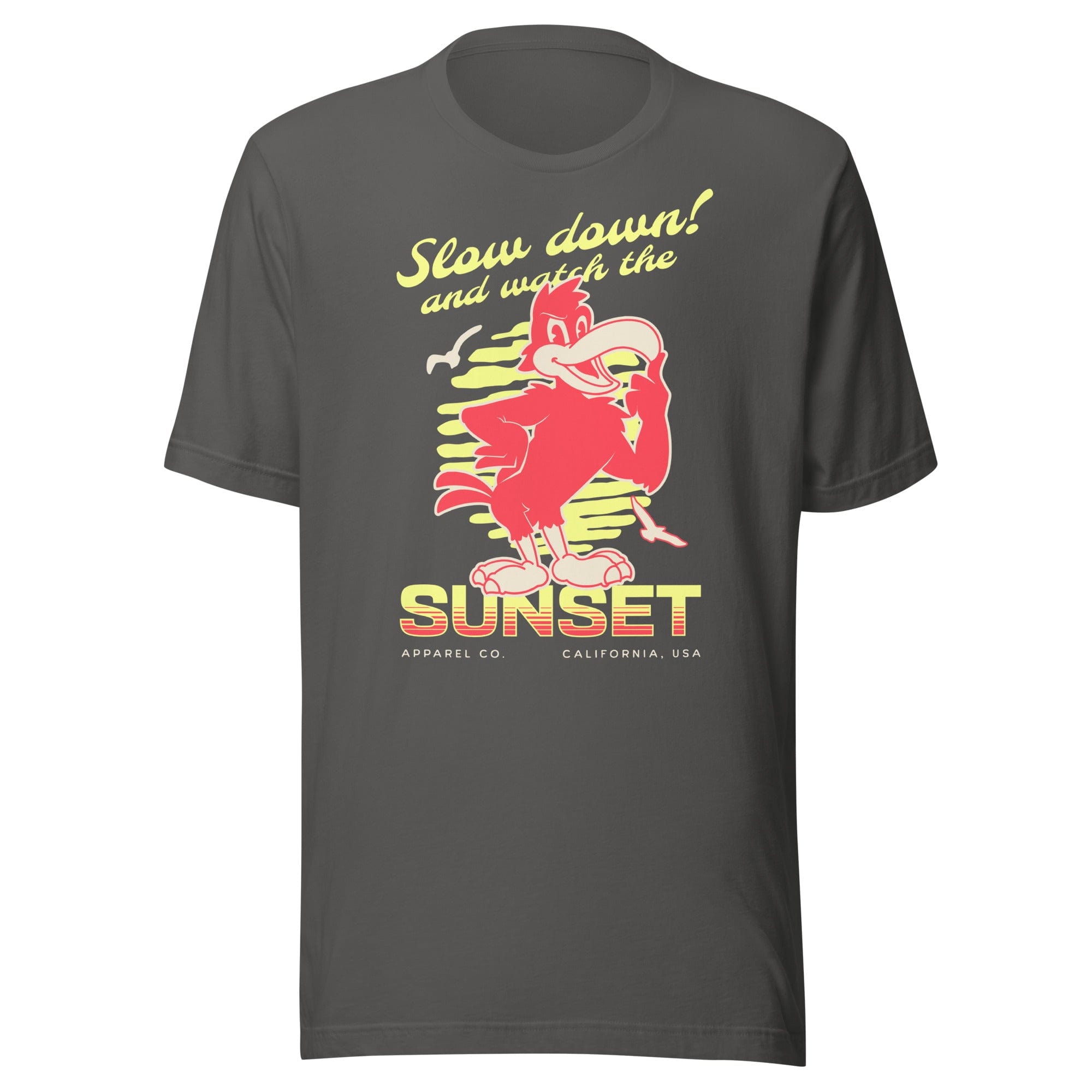 Sunset Watcher Cartoon T-Shirt