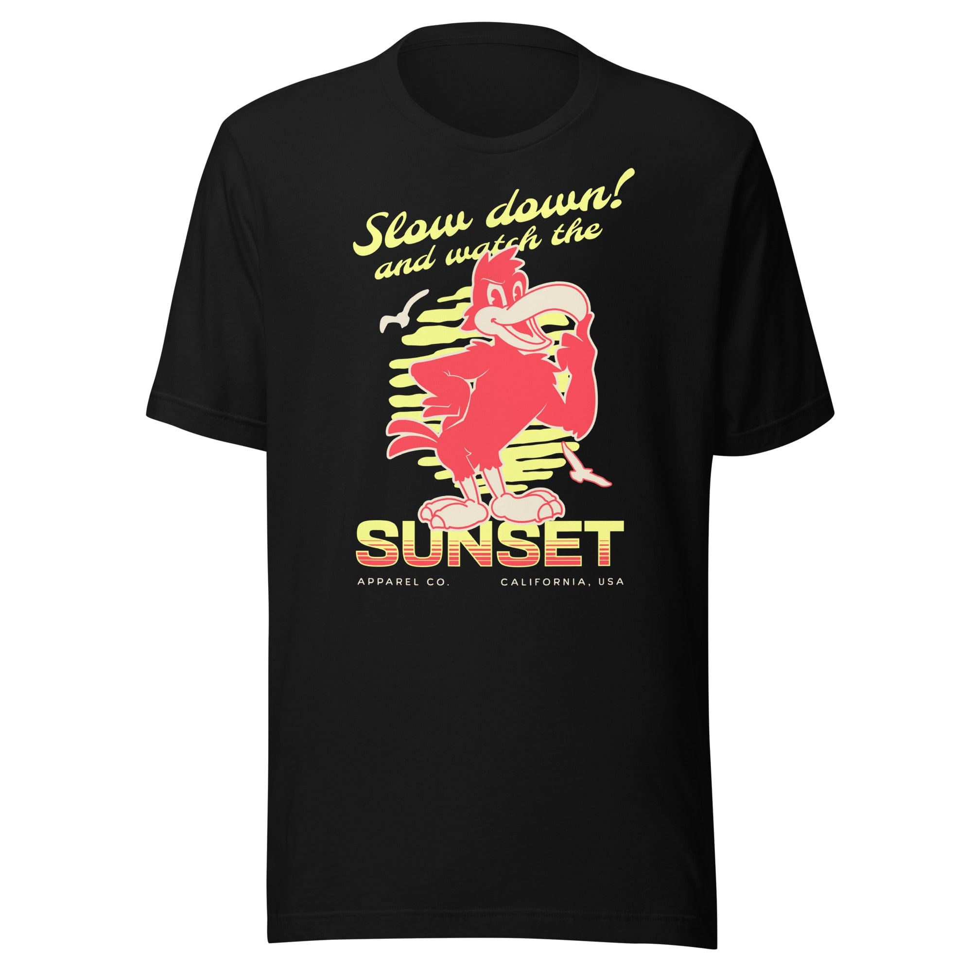 Sunset Watcher Cartoon T-Shirt