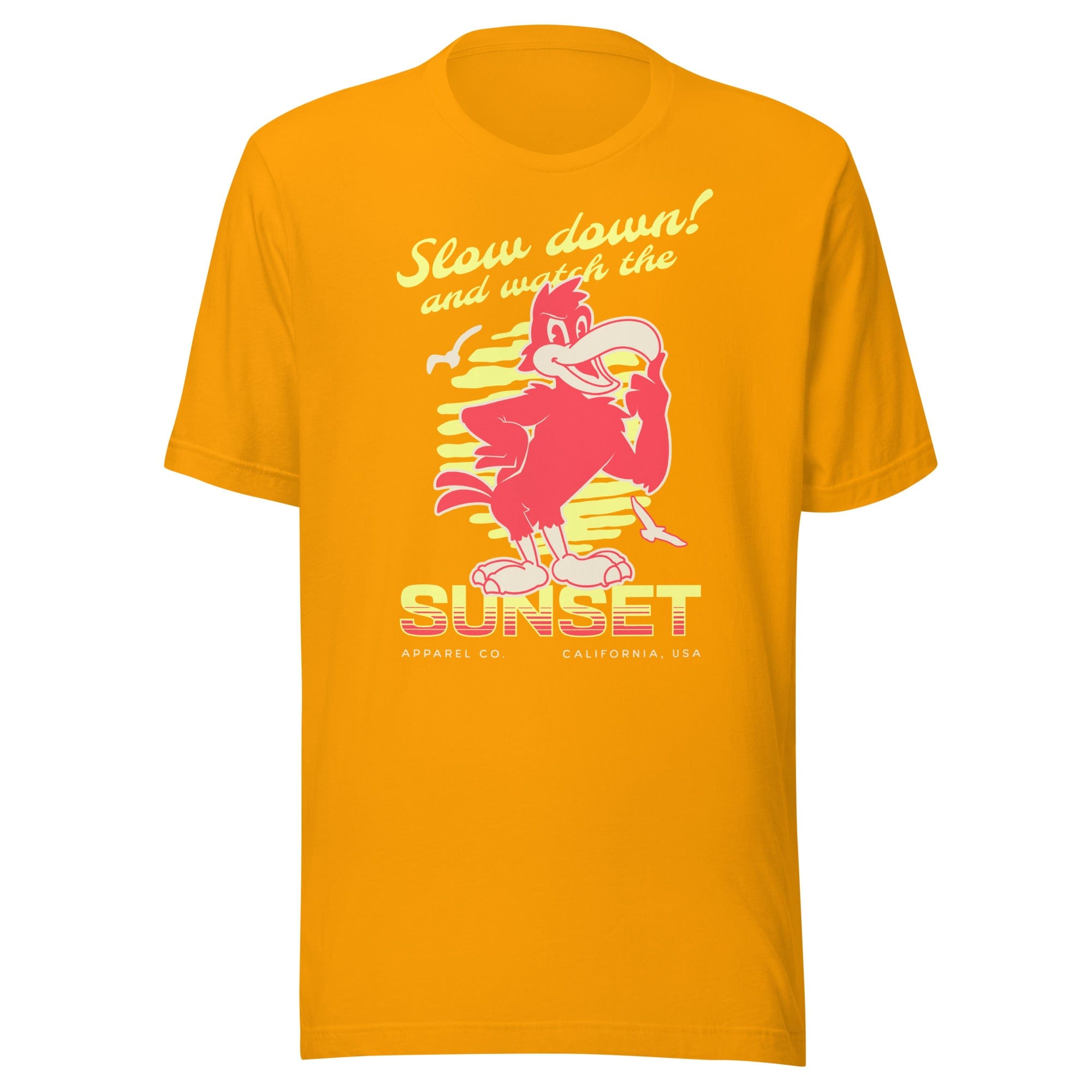 Sunset Watcher Cartoon T-Shirt