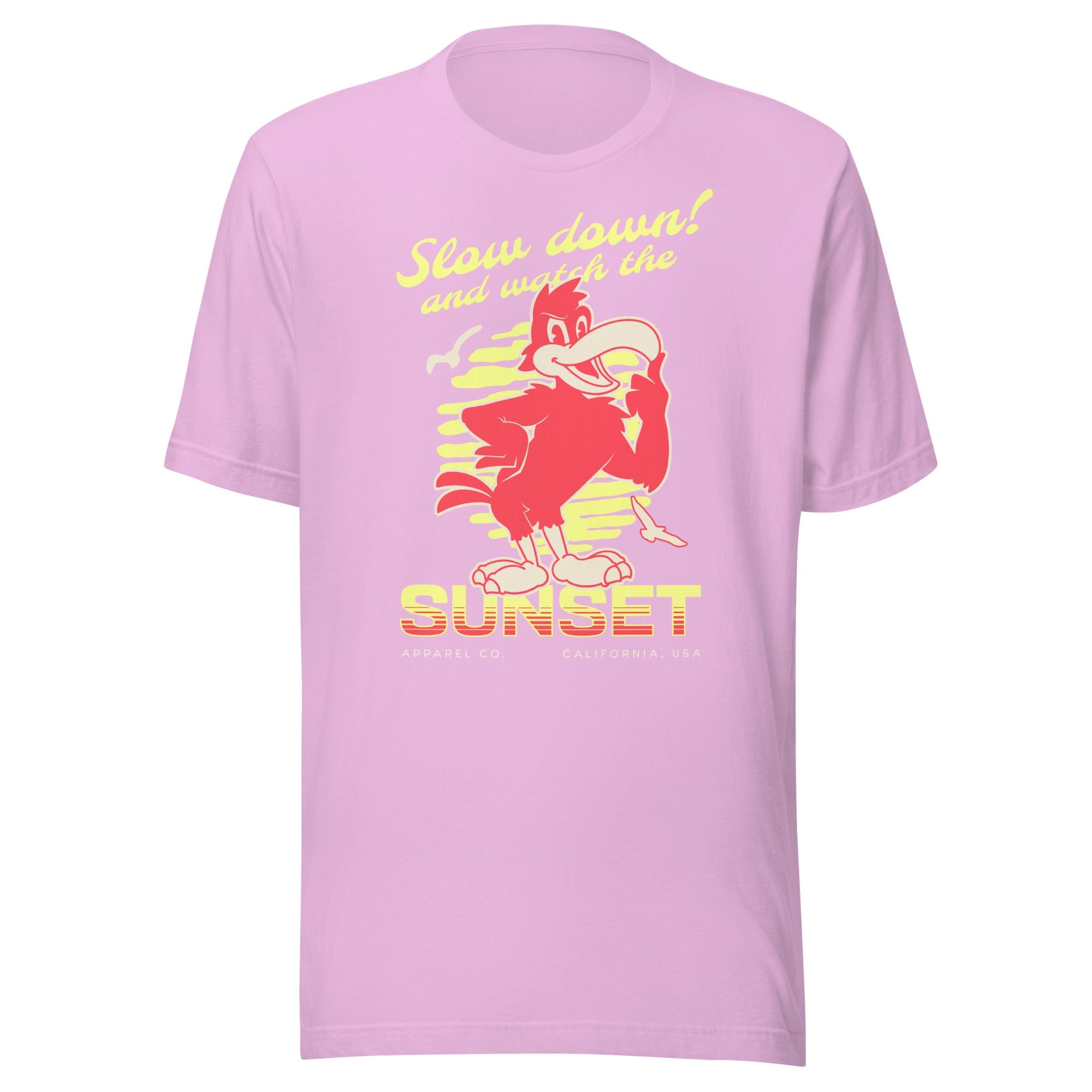 Sunset Watcher Cartoon T-Shirt