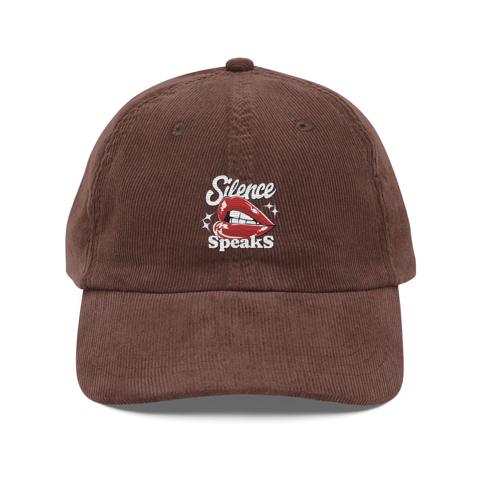 Silence Speaks Corduroy Hat