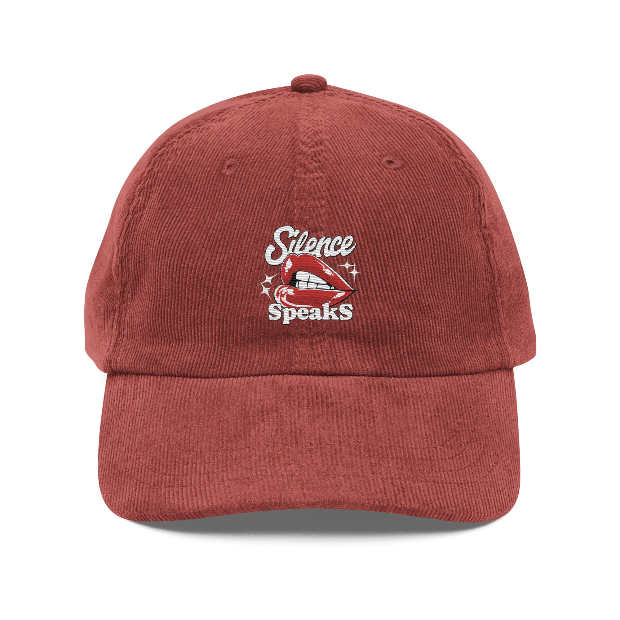 Silence Speaks Corduroy Hat