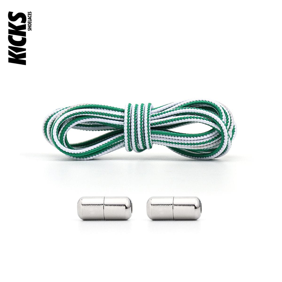 white-green-striped-no-tie-shoe-laces