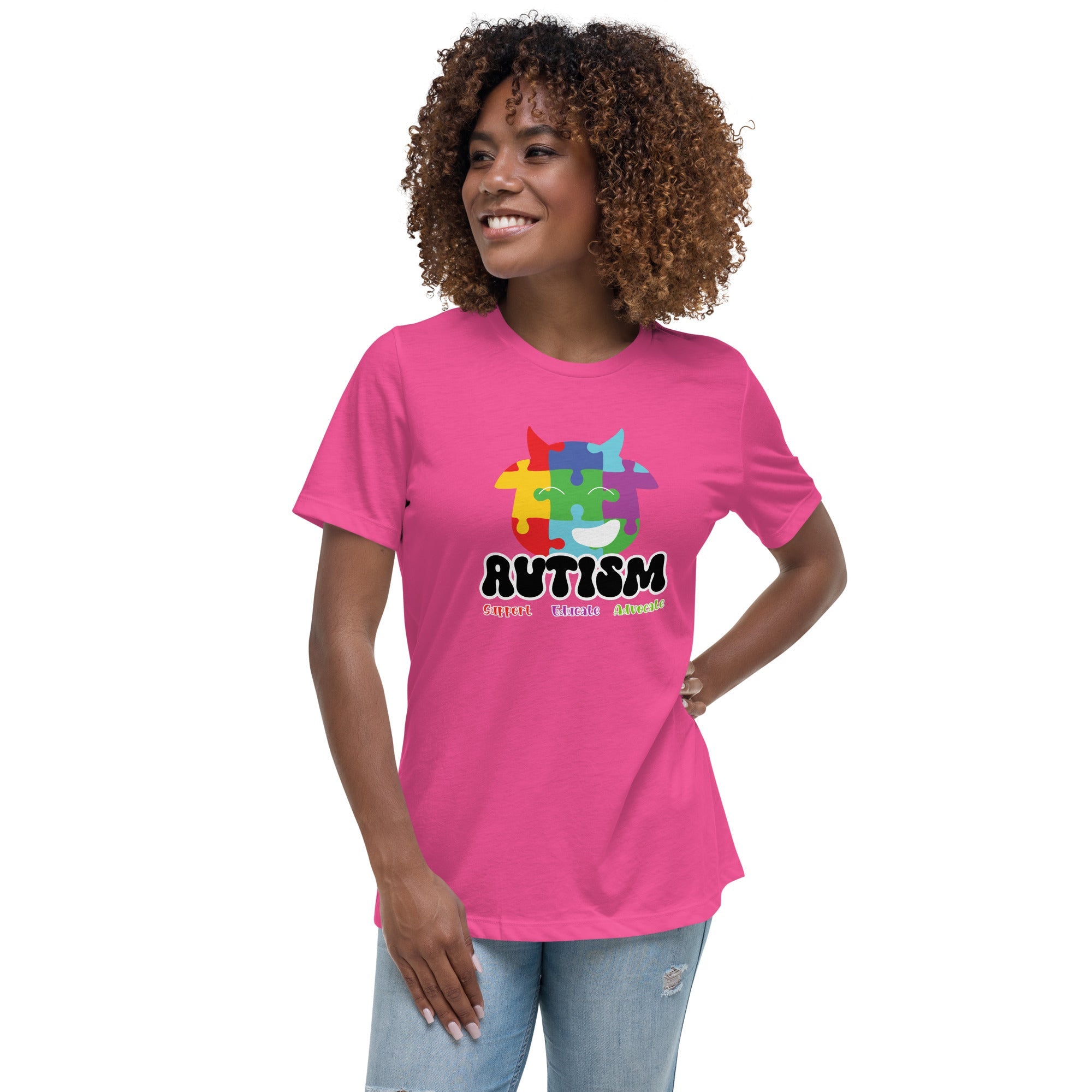 Women's Autism Advocate Custom T-Shirt - Kicks Shoelaces