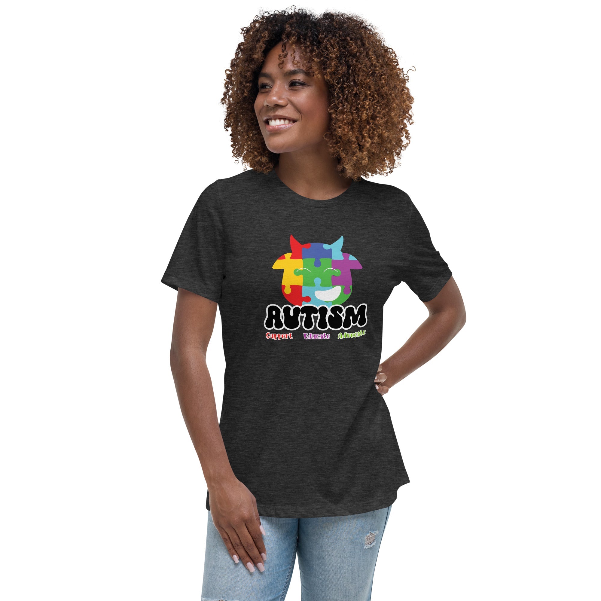 Women's Autism Advocate Custom T-Shirt - Kicks Shoelaces