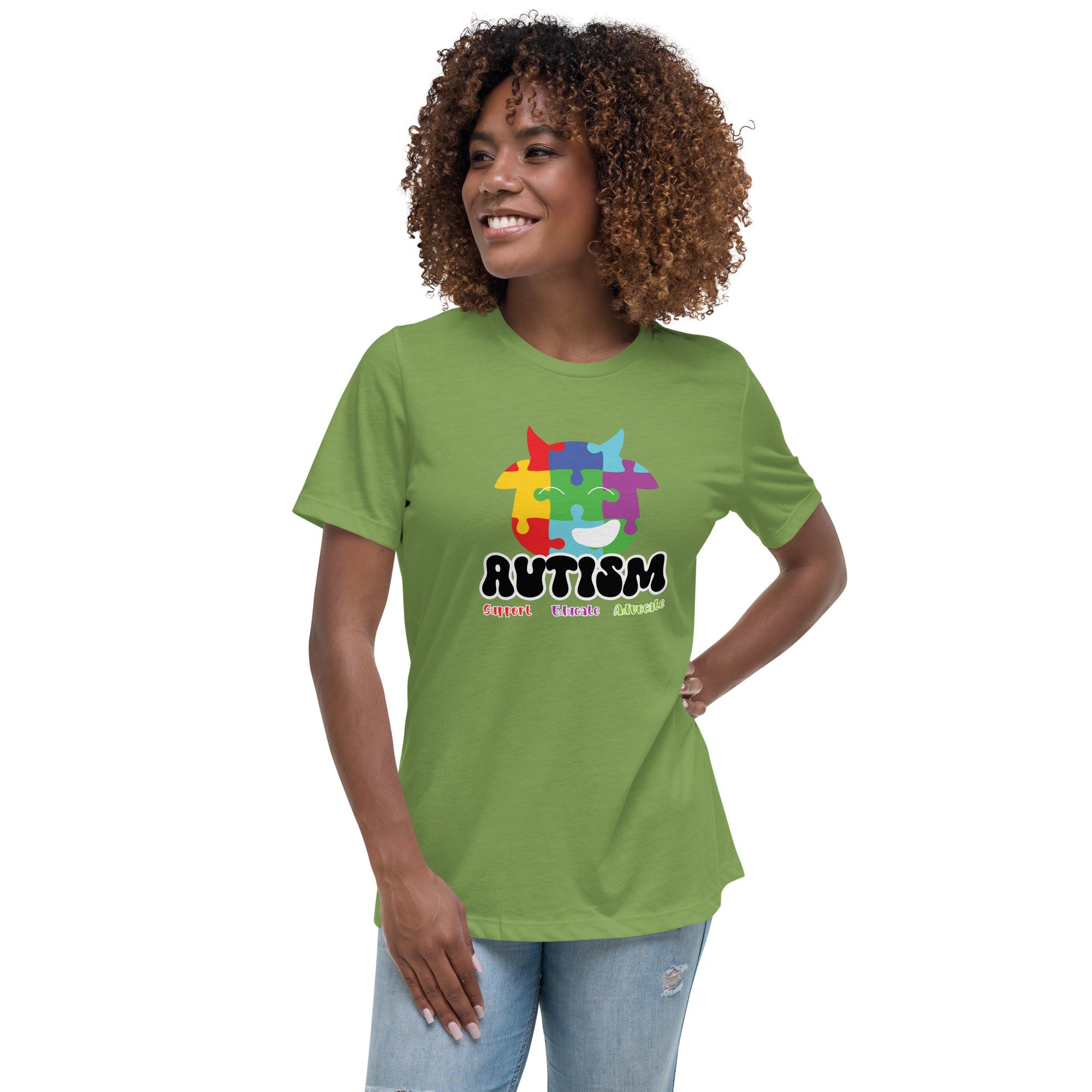 Women's Autism Advocate Custom T-Shirt - Kicks Shoelaces