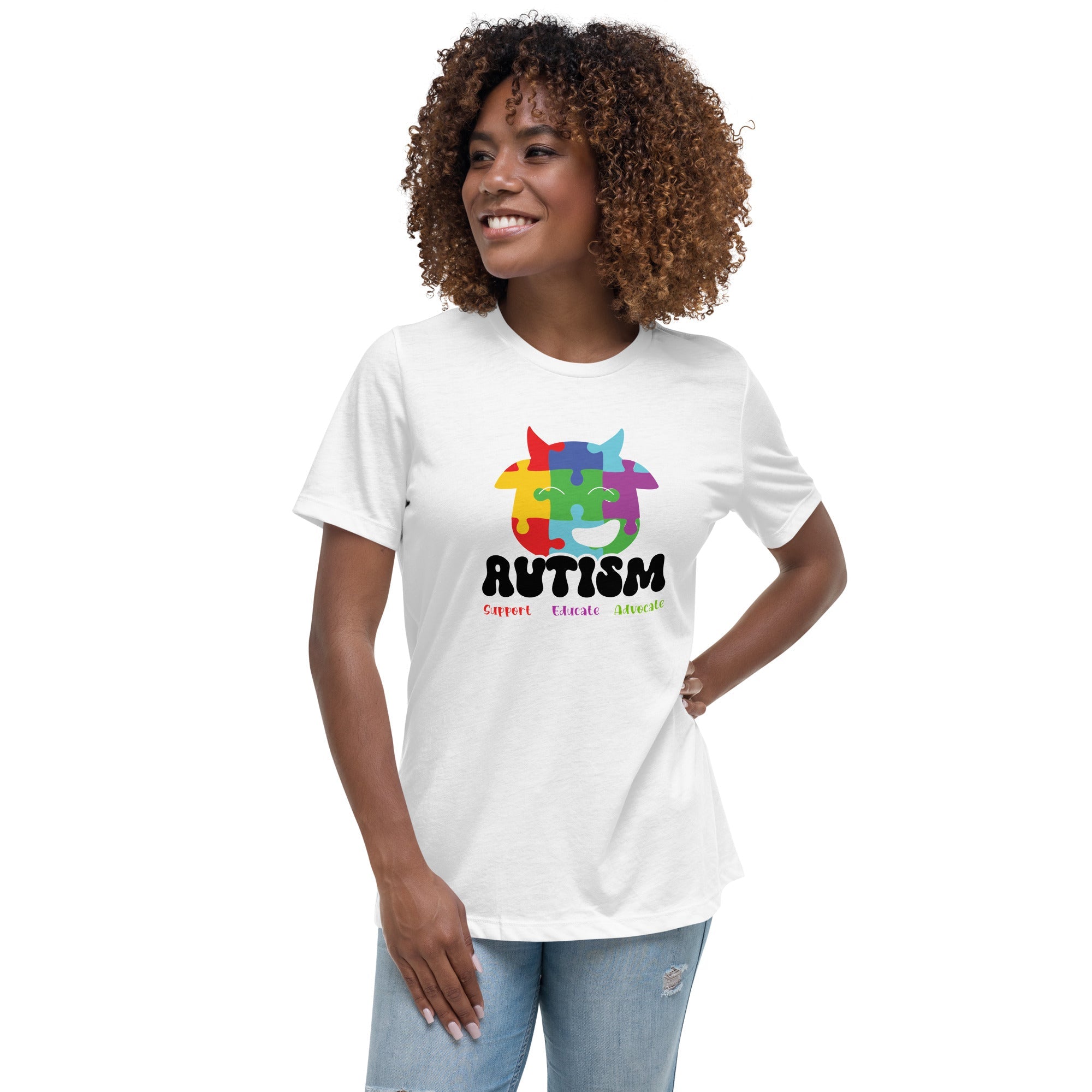 Women's Autism Advocate Custom T-Shirt - Kicks Shoelaces