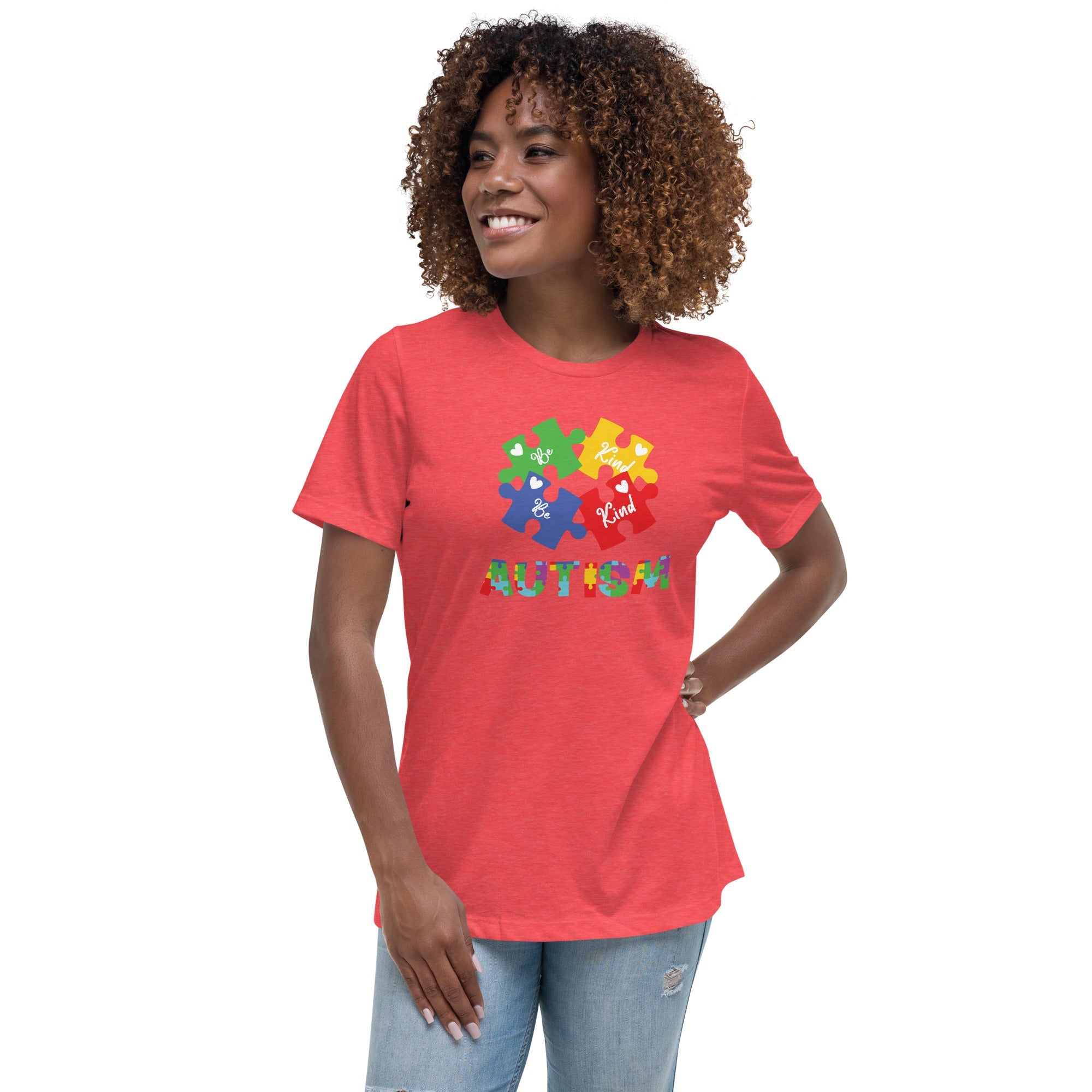 Women's Autism Be Kind Custom T-Shirt - Kicks Shoelaces